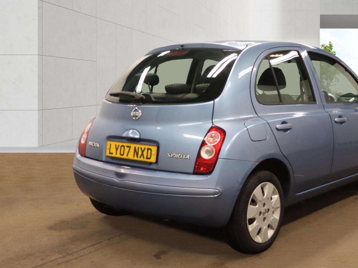 A 2007 NISSAN MICRA 1.2 16v Spirita Hatchback 5dr Petrol Manual (139 g/km, 79 bhp) A 2007 NISSAN MICRA 1.2 16v Spirita Hatchback 5dr Petrol Manual (139 g/km, 79 bhp)