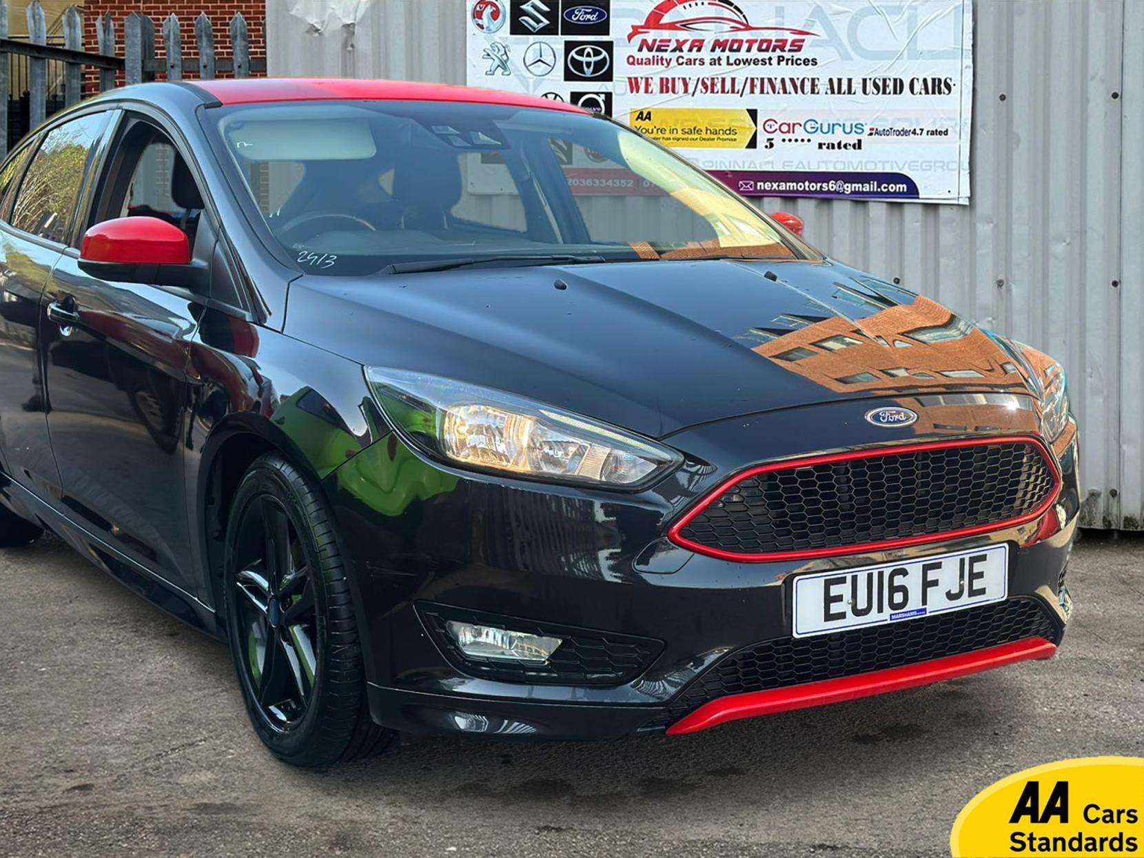 A 2016 FORD FOCUS 1.5T EcoBoost Zetec S Black Edition Hatchback 5dr Petrol Manual Euro 6 (s/s) (182 ps) A 2016 FORD FOCUS 1.5T EcoBoost Zetec S Black Edition Hatchback 5dr Petrol Manual Euro 6 (s/s) (182 ps)