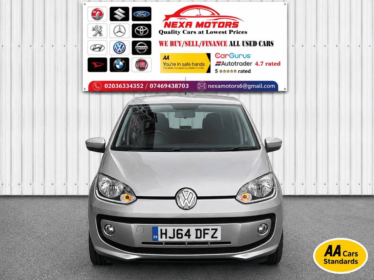 A 2014 VOLKSWAGEN UP! 1.0 High up! Hatchback 5dr Petrol ASG Euro 5 (75 ps) A 2014 VOLKSWAGEN UP! 1.0 High up! Hatchback 5dr Petrol ASG Euro 5 (75 ps)