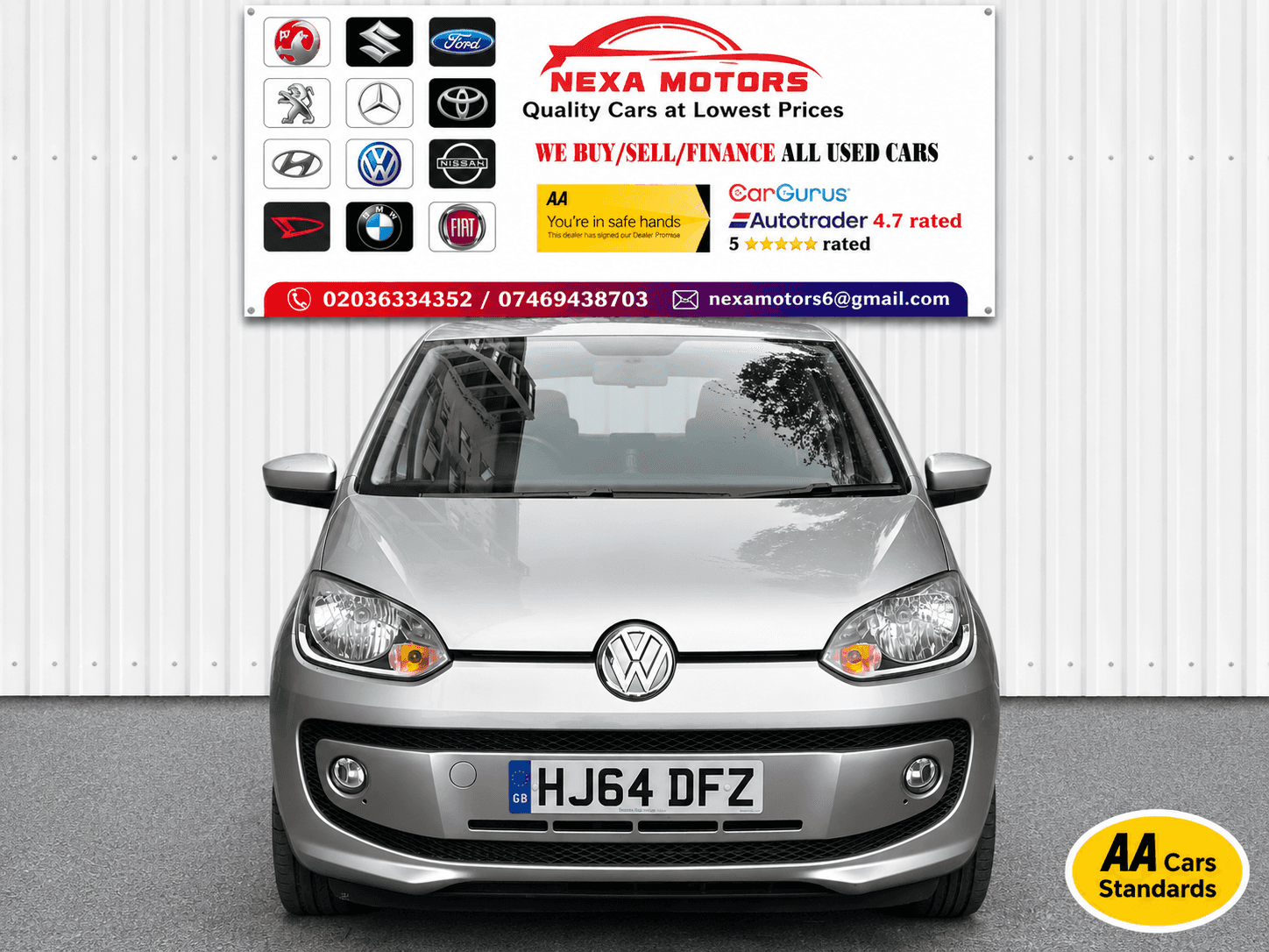 A 2014 VOLKSWAGEN UP! 1.0 High up! Hatchback 5dr Petrol ASG Euro 5 (75 ps) A 2014 VOLKSWAGEN UP! 1.0 High up! Hatchback 5dr Petrol ASG Euro 5 (75 ps)