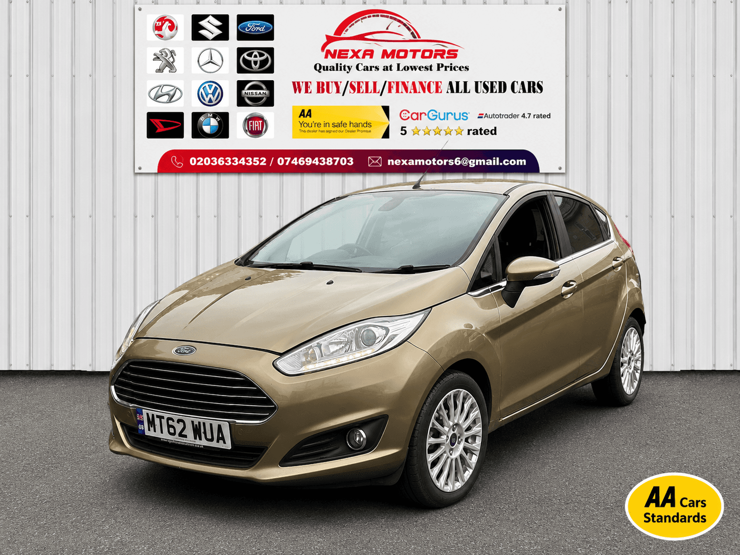 A 2013 FORD FIESTA 1.6 Titanium Hatchback 5dr Petrol Powershift Euro 5 (105 ps) A 2013 FORD FIESTA 1.6 Titanium Hatchback 5dr Petrol Powershift Euro 5 (105 ps)