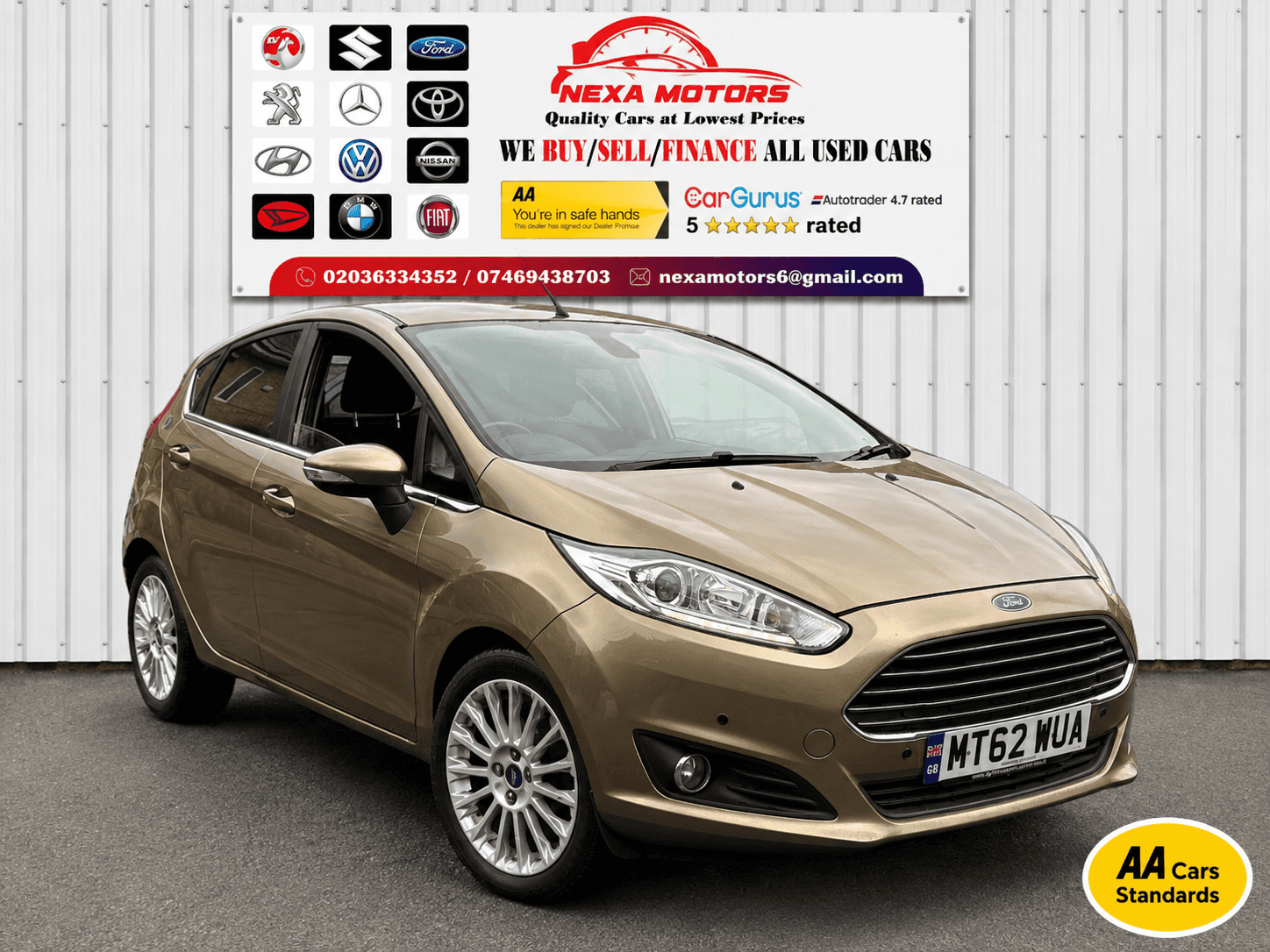 A 2013 FORD FIESTA 1.6 Titanium Hatchback 5dr Petrol Powershift Euro 5 (105 ps) A 2013 FORD FIESTA 1.6 Titanium Hatchback 5dr Petrol Powershift Euro 5 (105 ps)