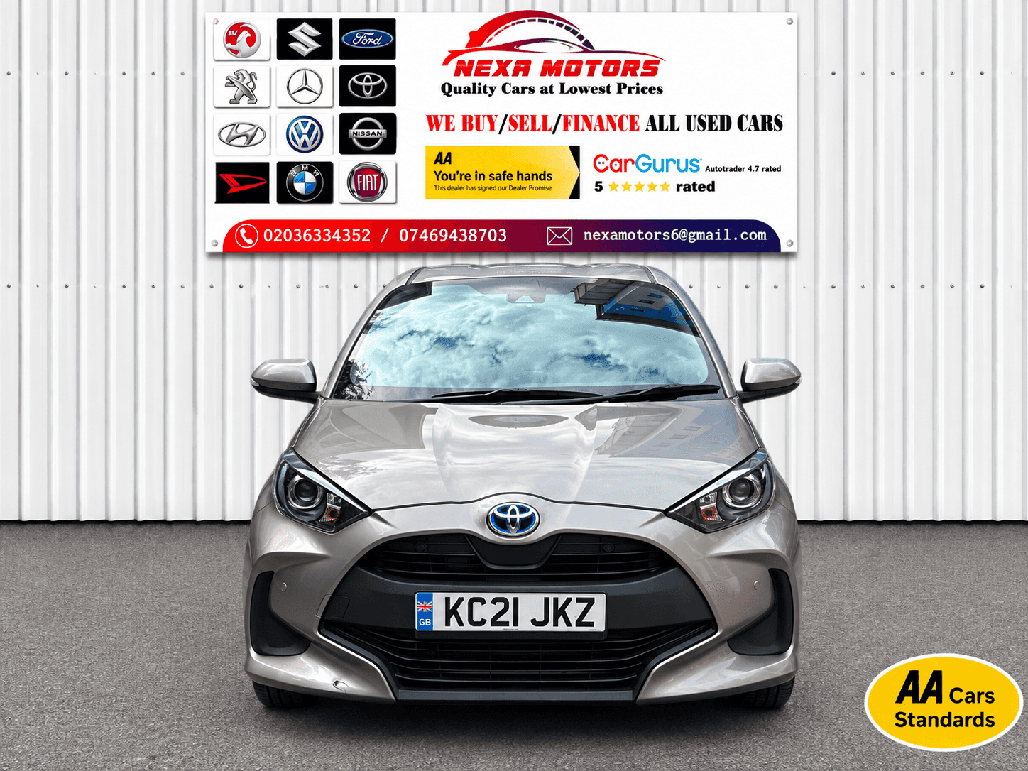 A 2021 TOYOTA YARIS 1.5 VVT-h Dynamic Hatchback 5dr Petrol Hybrid E-CVT Euro 6 (s/s) (116 ps) A 2021 TOYOTA YARIS 1.5 VVT-h Dynamic Hatchback 5dr Petrol Hybrid E-CVT Euro 6 (s/s) (116 ps)