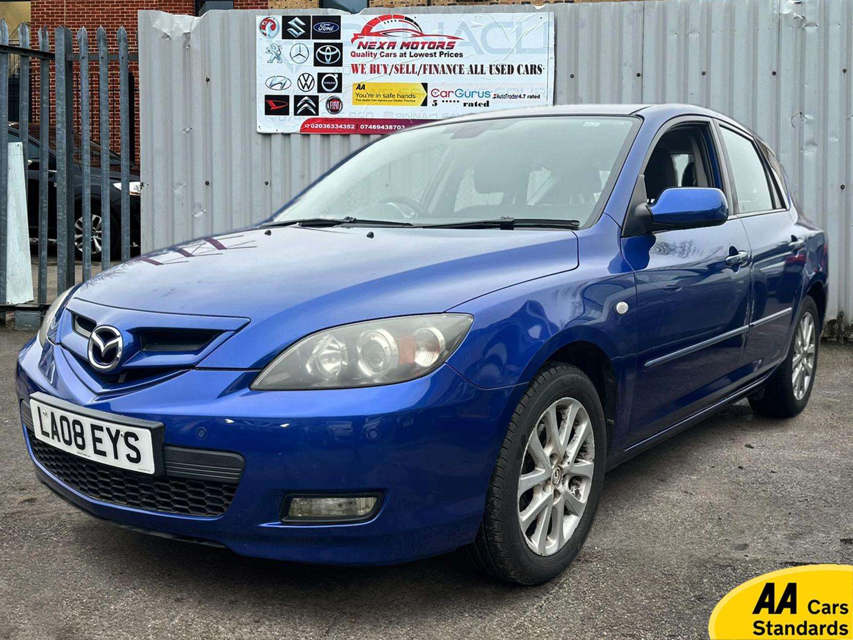 A 2008 MAZDA MAZDA3 1.6 Takara Hatchback 5dr Petrol Automatic (183 g/km, 103 bhp) A 2008 MAZDA MAZDA3 1.6 Takara Hatchback 5dr Petrol Automatic (183 g/km, 103 bhp)