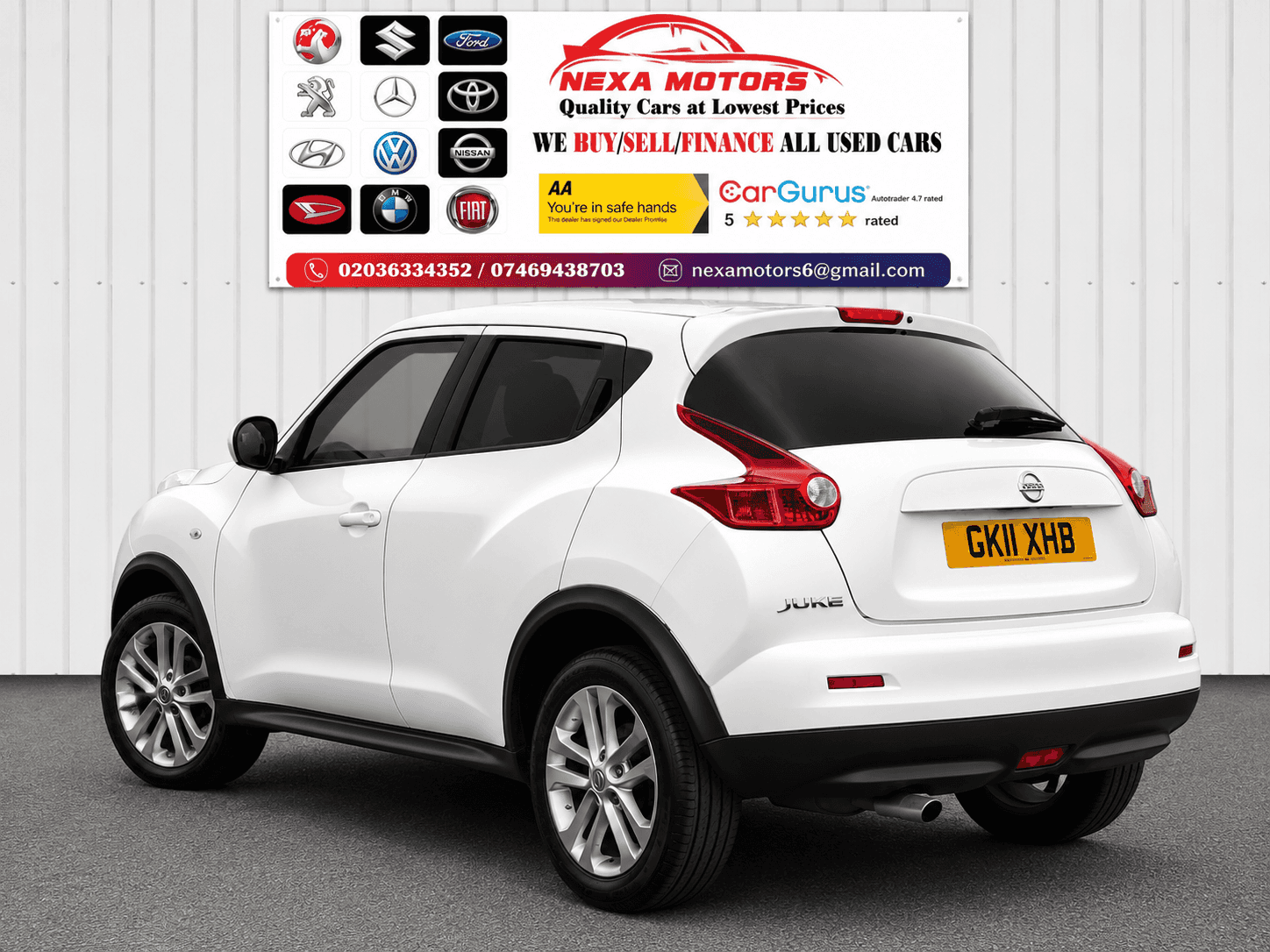 A 2011 NISSAN JUKE 1.6 Acenta SUV 5dr Petrol Manual Euro 5 (117 ps) A 2011 NISSAN JUKE 1.6 Acenta SUV 5dr Petrol Manual Euro 5 (117 ps)