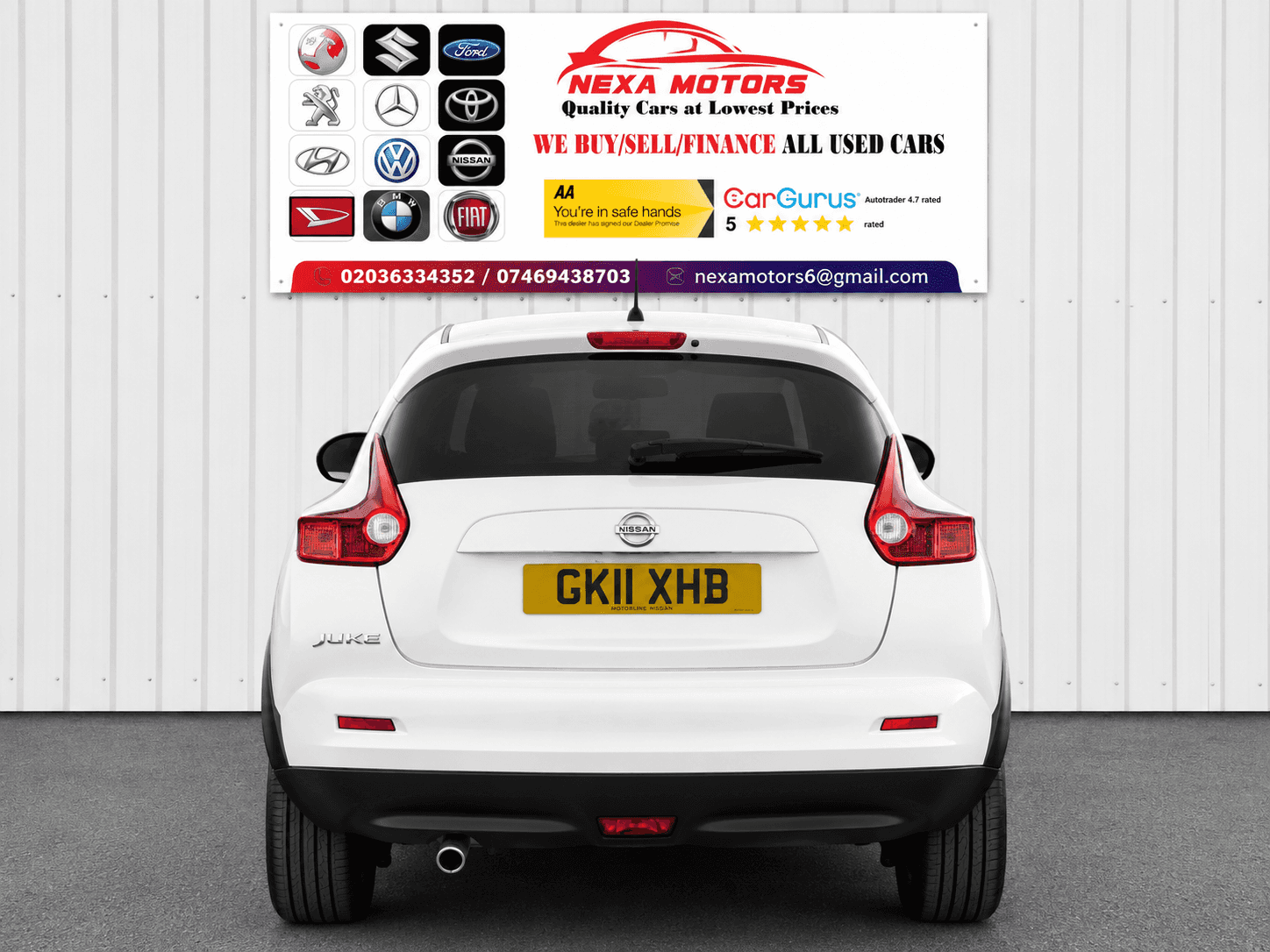 A 2011 NISSAN JUKE 1.6 Acenta SUV 5dr Petrol Manual Euro 5 (117 ps) A 2011 NISSAN JUKE 1.6 Acenta SUV 5dr Petrol Manual Euro 5 (117 ps)
