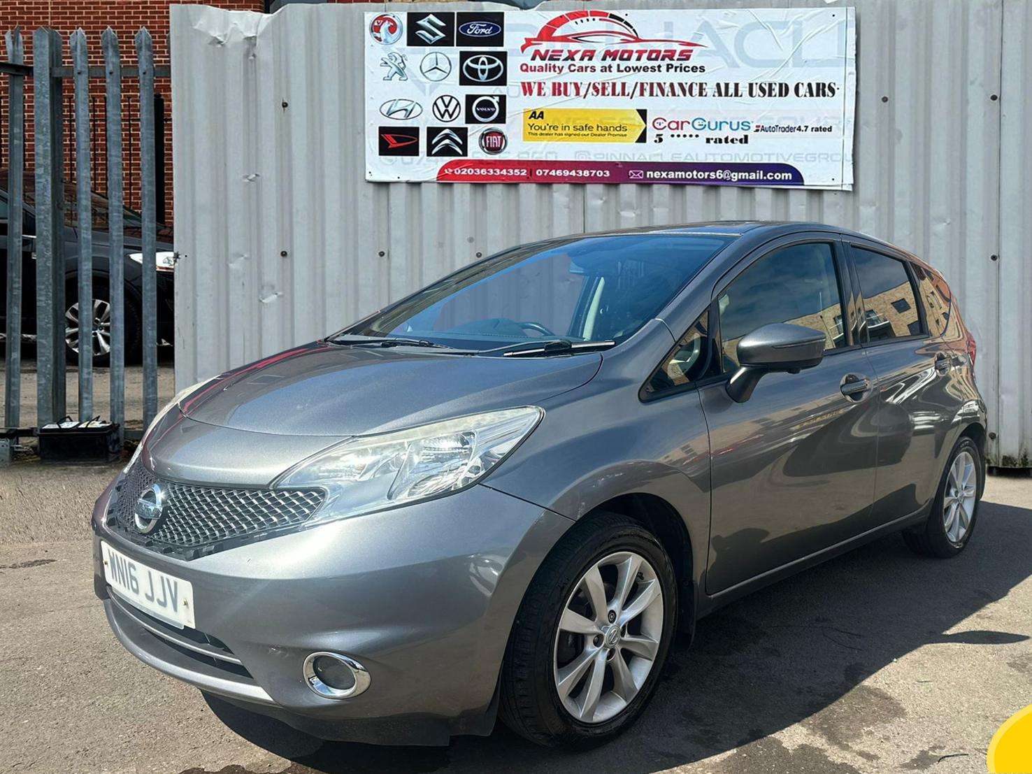 2016 NISSAN NOTE 2016 NISSAN NOTE