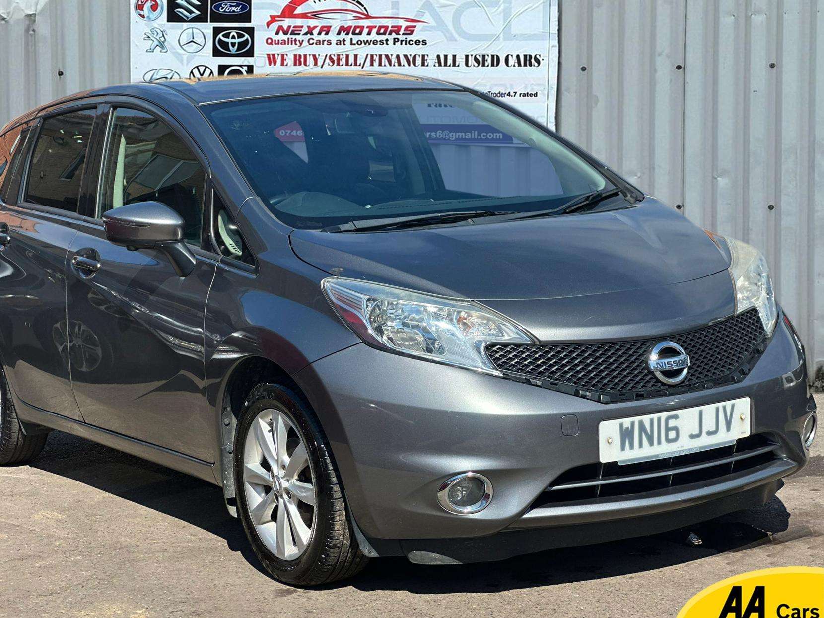 2016 NISSAN NOTE 2016 NISSAN NOTE