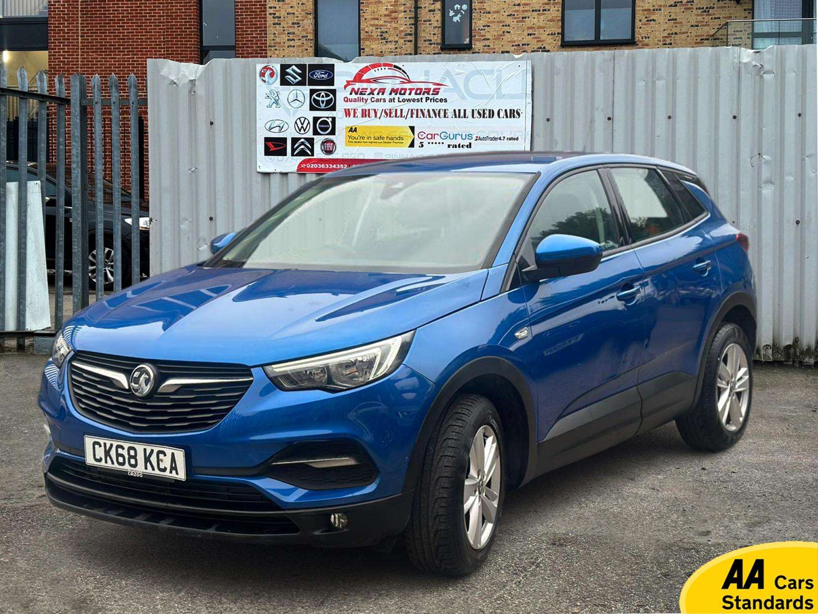 A 2018 VAUXHALL GRANDLAND X 1.2 Turbo GPF SE SUV 5dr Petrol Manual Euro 6 (s/s) (130 ps) A 2018 VAUXHALL GRANDLAND X 1.2 Turbo GPF SE SUV 5dr Petrol Manual Euro 6 (s/s) (130 ps)