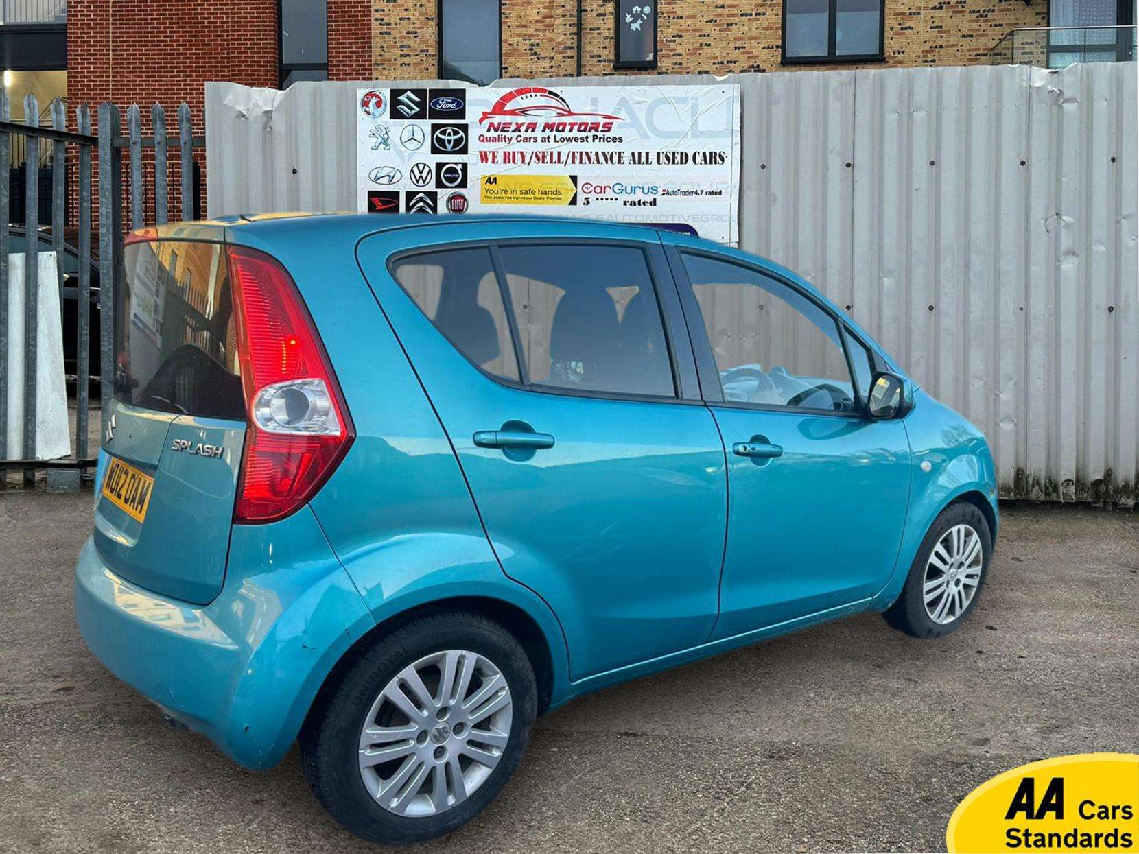 A 2012 SUZUKI SPLASH 1.2 SZ4 MPV 5dr Petrol Auto Euro 5 (94 ps) A 2012 SUZUKI SPLASH 1.2 SZ4 MPV 5dr Petrol Auto Euro 5 (94 ps)