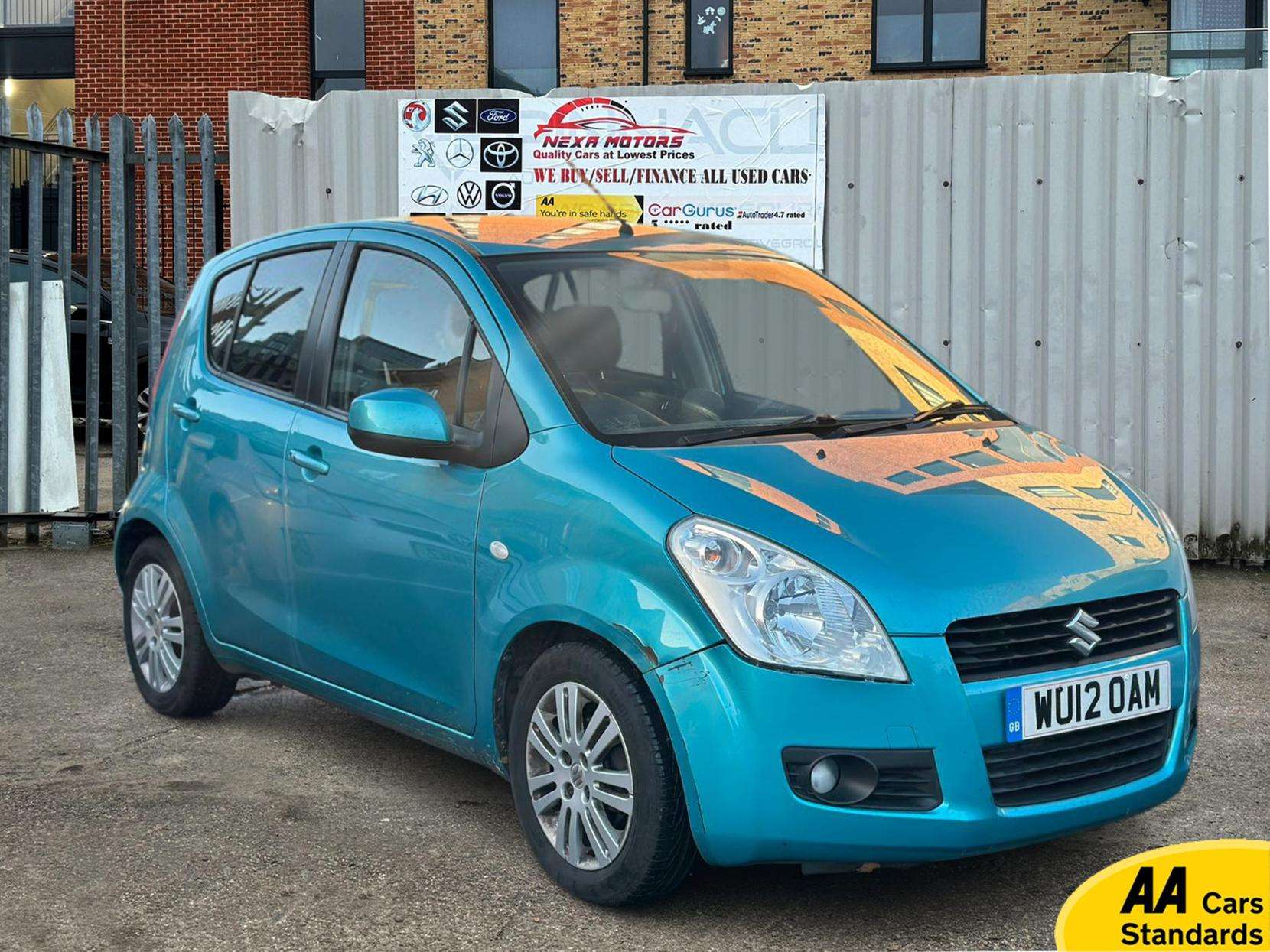 A 2012 SUZUKI SPLASH 1.2 SZ4 MPV 5dr Petrol Auto Euro 5 (94 ps) A 2012 SUZUKI SPLASH 1.2 SZ4 MPV 5dr Petrol Auto Euro 5 (94 ps)