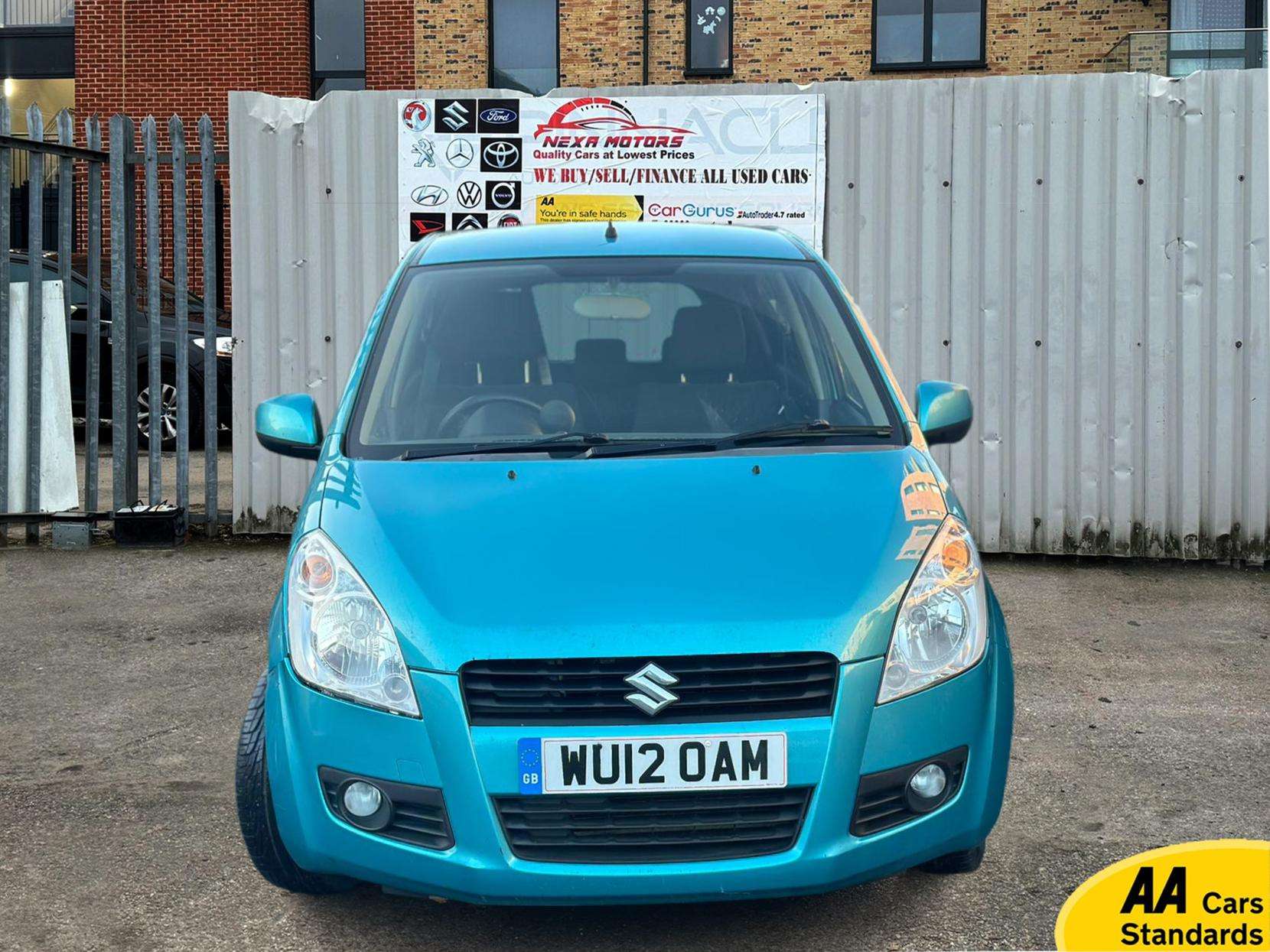 A 2012 SUZUKI SPLASH 1.2 SZ4 MPV 5dr Petrol Auto Euro 5 (94 ps) A 2012 SUZUKI SPLASH 1.2 SZ4 MPV 5dr Petrol Auto Euro 5 (94 ps)