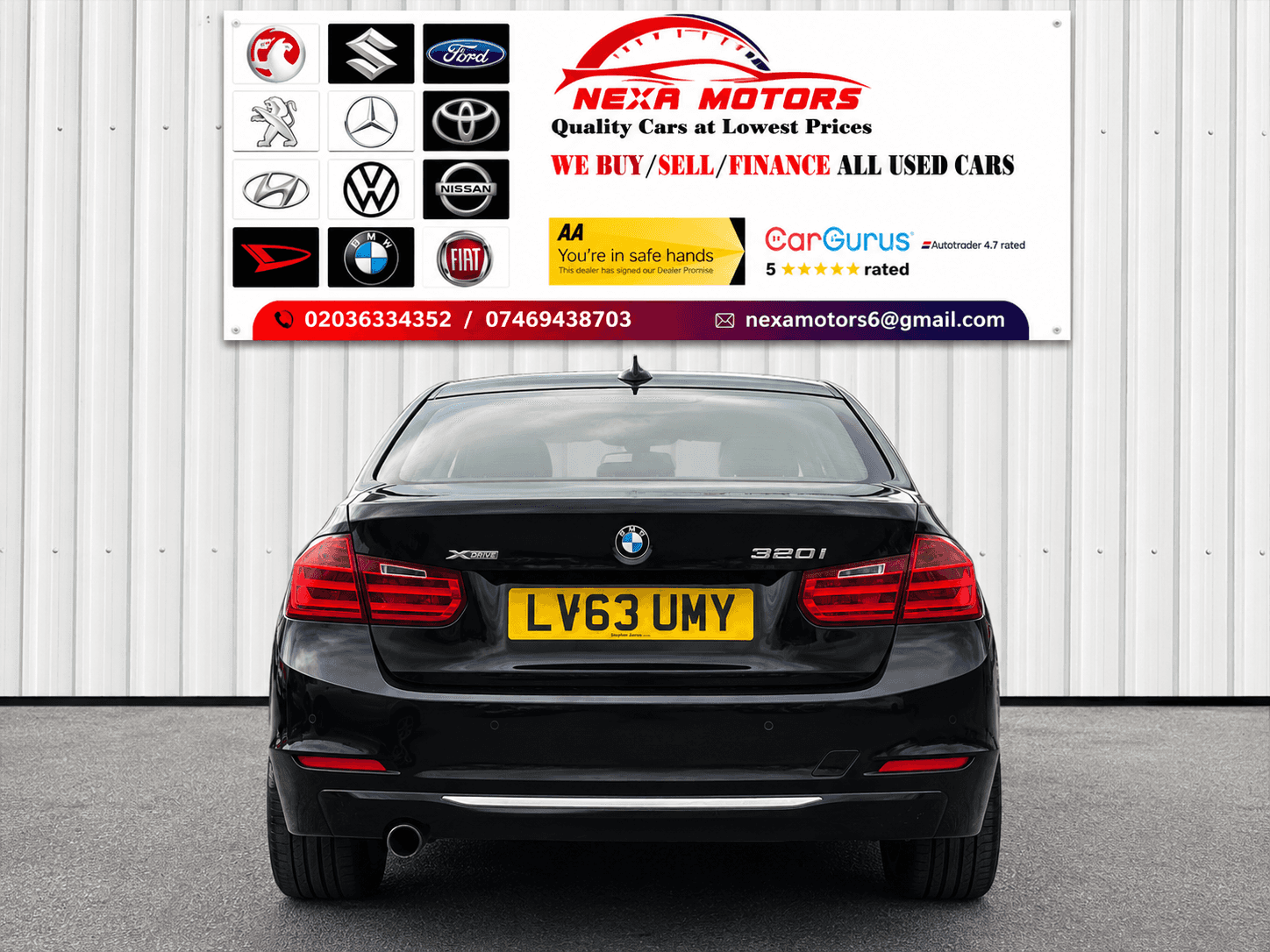 A 2014 BMW 3 SERIES 2.0 320i Luxury Saloon 4dr Petrol Auto xDrive Euro 6 (s/s) (184 ps) A 2014 BMW 3 SERIES 2.0 320i Luxury Saloon 4dr Petrol Auto xDrive Euro 6 (s/s) (184 ps)