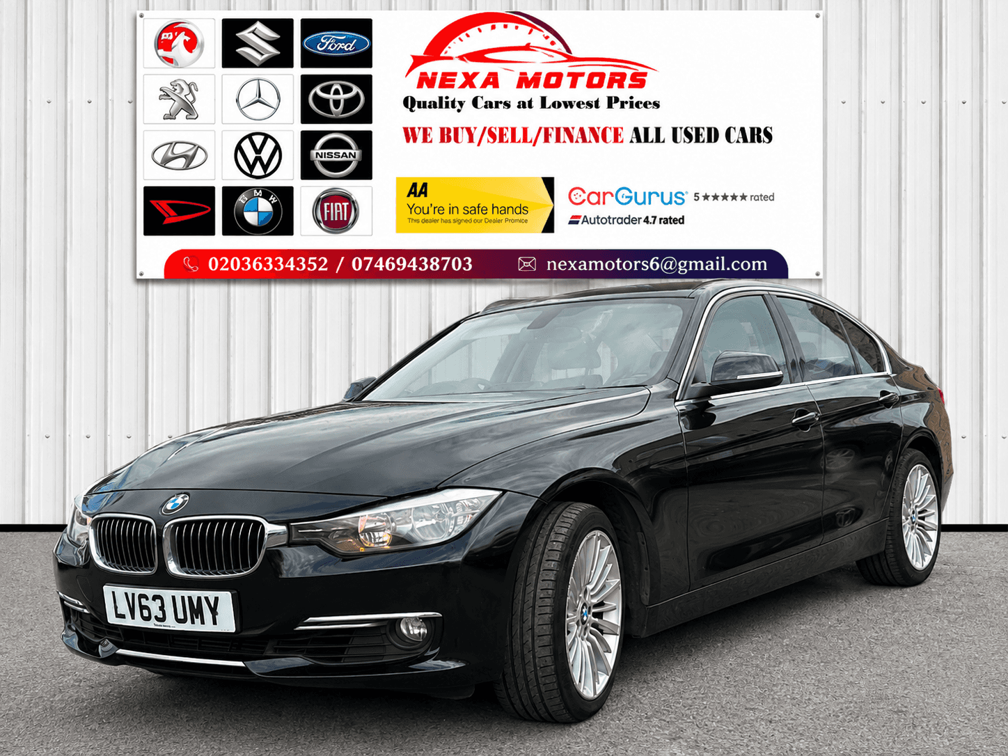 A 2014 BMW 3 SERIES 2.0 320i Luxury Saloon 4dr Petrol Auto xDrive Euro 6 (s/s) (184 ps) A 2014 BMW 3 SERIES 2.0 320i Luxury Saloon 4dr Petrol Auto xDrive Euro 6 (s/s) (184 ps)