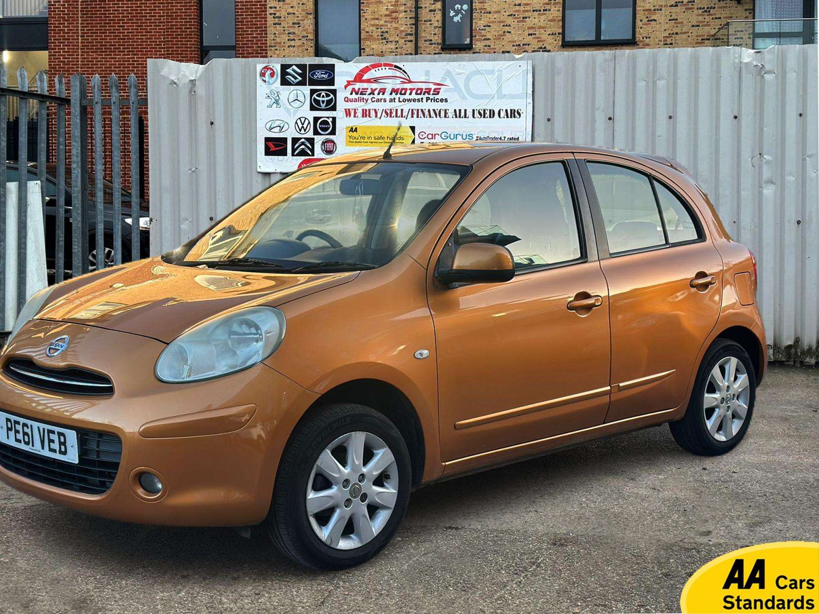 A 2011 NISSAN MICRA 1.2 12V Acenta Hatchback 5dr Petrol CVT Euro 5 (80 ps) A 2011 NISSAN MICRA 1.2 12V Acenta Hatchback 5dr Petrol CVT Euro 5 (80 ps)