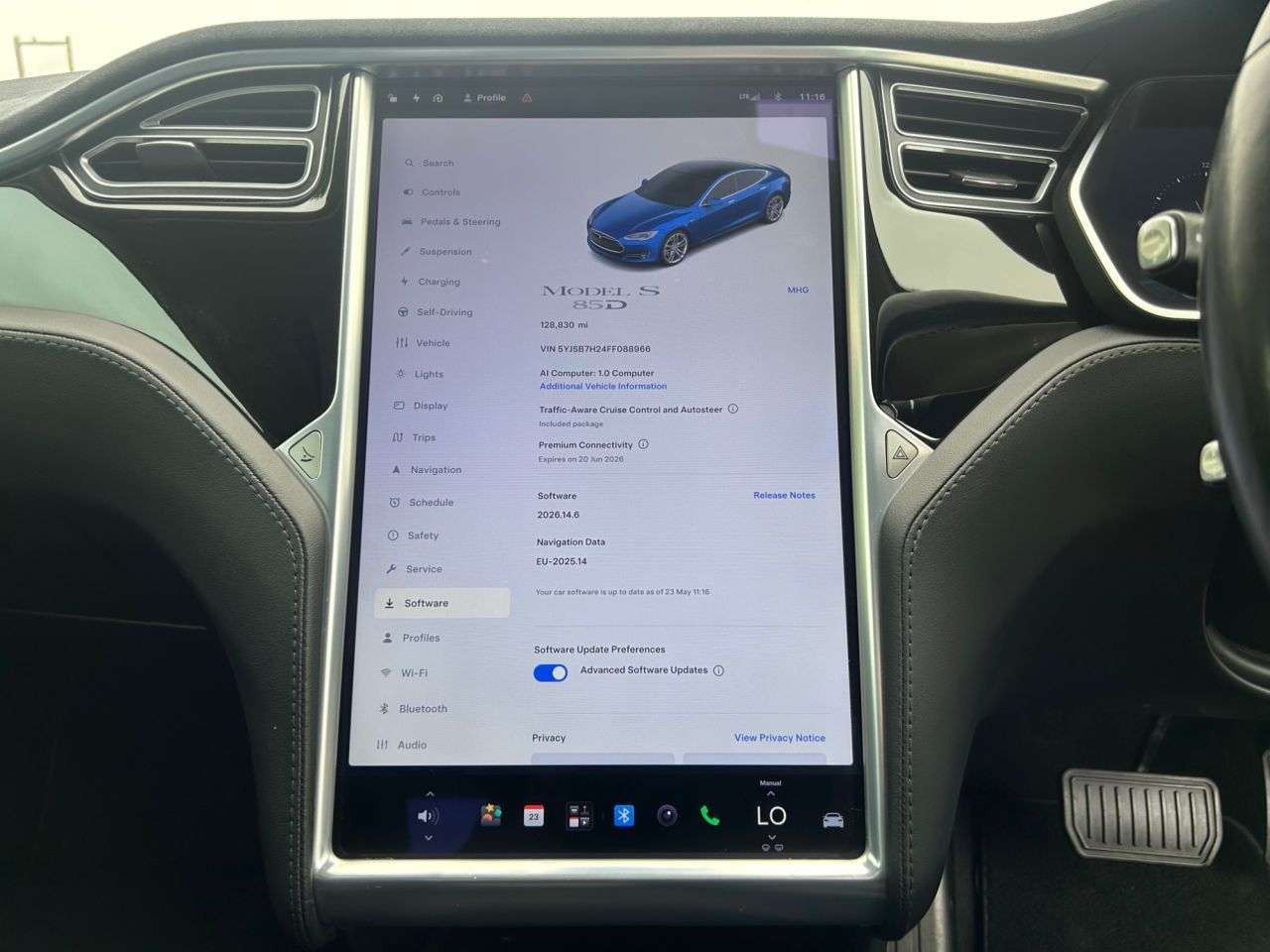 2015 TESLA MODEL S 2015 TESLA MODEL S