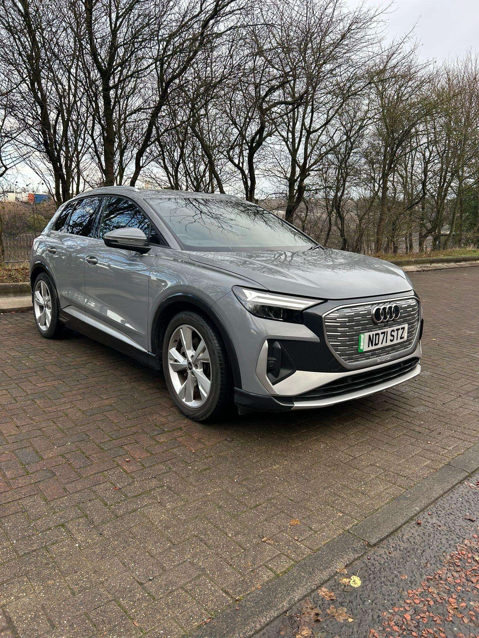 A 2021 AUDI Q4 E-TRON 40 S line Auto 5dr 82kWh A 2021 AUDI Q4 E-TRON 40 S line Auto 5dr 82kWh