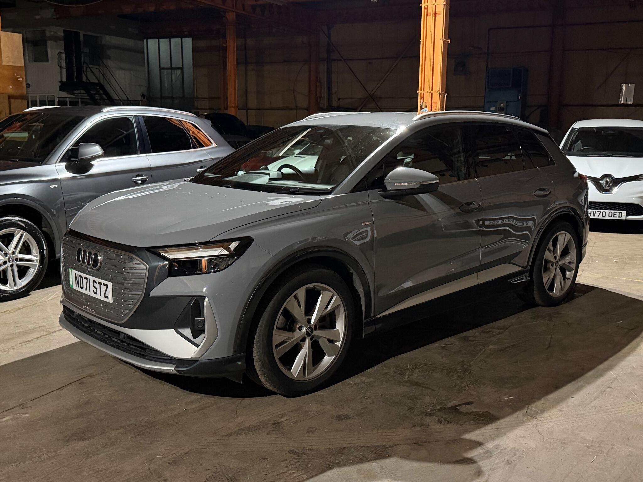 A 2021 AUDI Q4 E-TRON 40 S line Auto 5dr 82kWh A 2021 AUDI Q4 E-TRON 40 S line Auto 5dr 82kWh