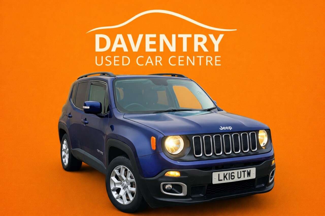 A 2016 JEEP RENEGADE 1.6 MultiJetII Longitude SUV 5dr Diesel Manual Euro 6 (s/s) (120 ps) Cheap A 2016 JEEP RENEGADE 1.6 MultiJetII Longitude SUV 5dr Diesel Manual Euro 6 (s/s) (120 ps) Cheap