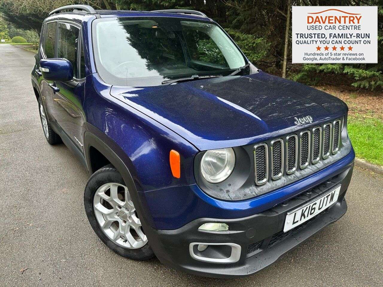 A 2016 JEEP RENEGADE 1.6 MultiJetII Longitude SUV 5dr Diesel Manual Euro 6 (s/s) (120 ps) Cheap A 2016 JEEP RENEGADE 1.6 MultiJetII Longitude SUV 5dr Diesel Manual Euro 6 (s/s) (120 ps) Cheap