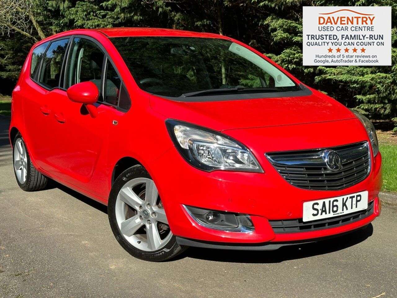 A 2016 VAUXHALL MERIVA 1.4i Tech Line MPV 5dr Petrol Manual Euro 6 (100 ps) F.S.H, Rear Parking Se A 2016 VAUXHALL MERIVA 1.4i Tech Line MPV 5dr Petrol Manual Euro 6 (100 ps) F.S.H, Rear Parking Se