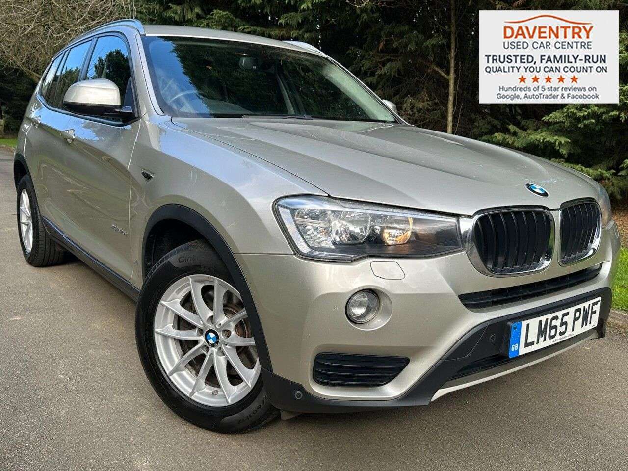 A 2015 BMW X3 2.0 20d SE SUV 5dr Diesel Auto xDrive Euro 6 (s/s) (190 ps) Over £2300 Fact A 2015 BMW X3 2.0 20d SE SUV 5dr Diesel Auto xDrive Euro 6 (s/s) (190 ps) Over £2300 Fact