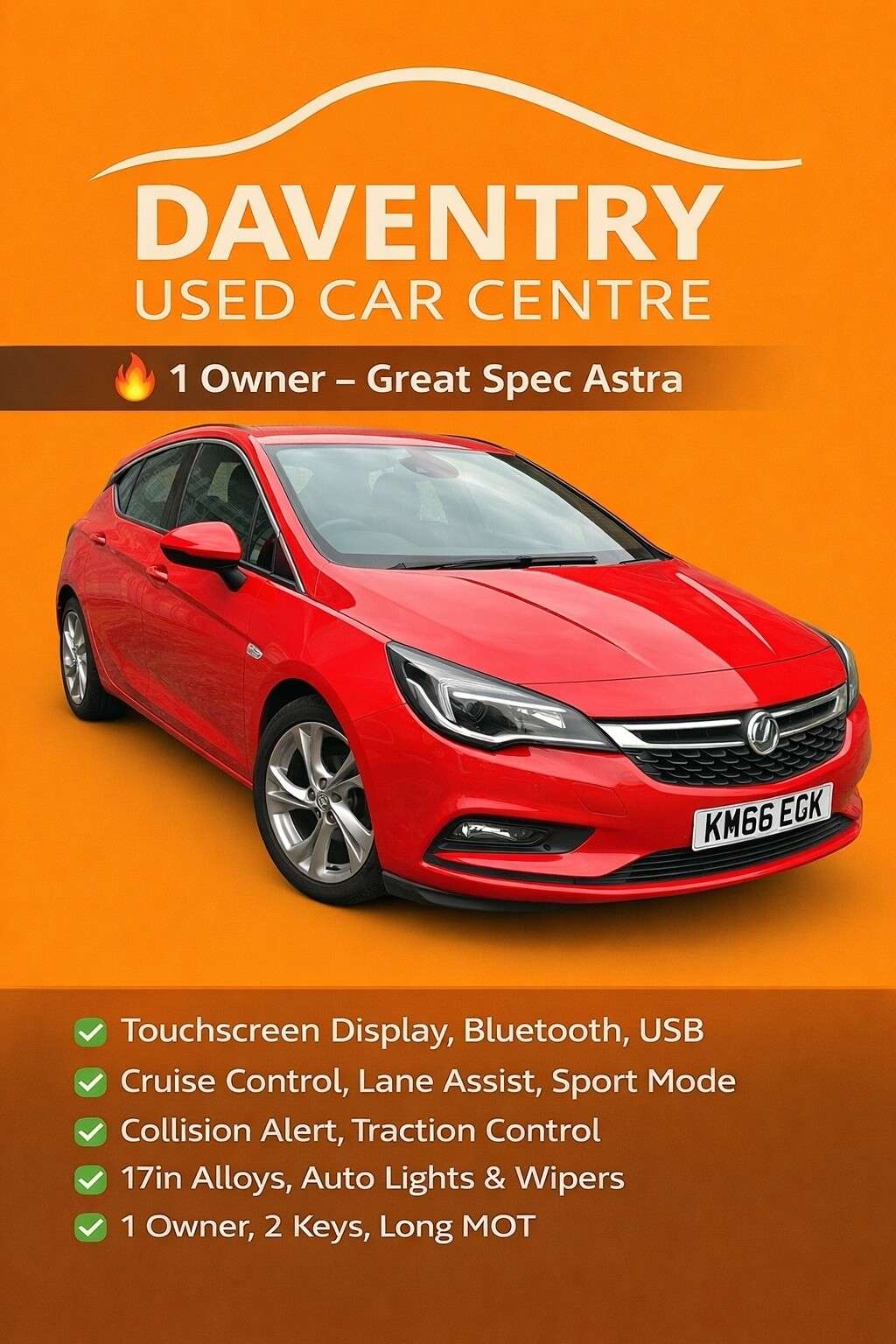 A 2017 VAUXHALL ASTRA 1.4i Turbo SRi Hatchback 5dr Petrol Manual Euro 6 (150 ps) Touchscreen Colo A 2017 VAUXHALL ASTRA 1.4i Turbo SRi Hatchback 5dr Petrol Manual Euro 6 (150 ps) Touchscreen Colo