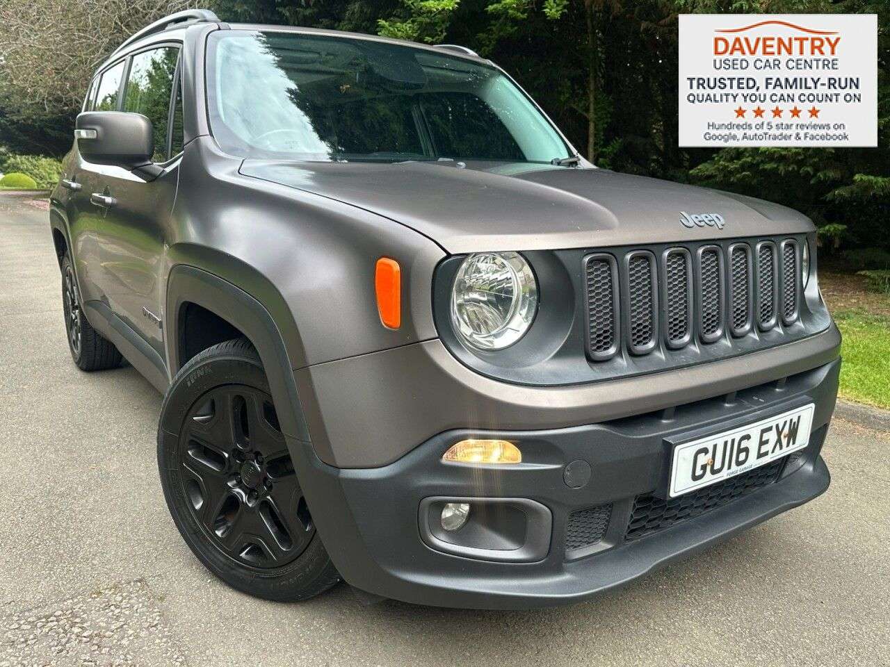 A 2016 JEEP RENEGADE 1.6 MultiJetII Night Eagle SUV 5dr Diesel Manual Euro 6 (s/s) (120 ps) £220 A 2016 JEEP RENEGADE 1.6 MultiJetII Night Eagle SUV 5dr Diesel Manual Euro 6 (s/s) (120 ps) £220