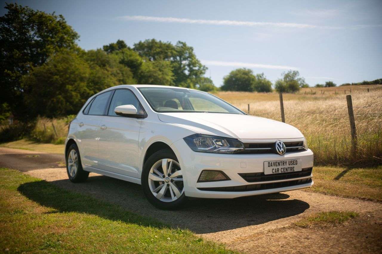A 2018 VOLKSWAGEN POLO 1.0 SE Hatchback 5dr Petrol Manual Euro 6 (s/s) (65 ps) Pure White, £800 Ex A 2018 VOLKSWAGEN POLO 1.0 SE Hatchback 5dr Petrol Manual Euro 6 (s/s) (65 ps) Pure White, £800 Ex
