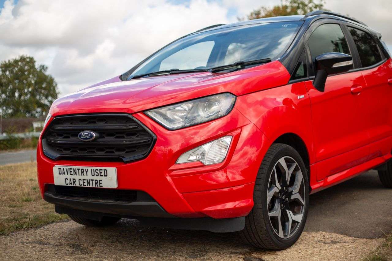 A 2019 FORD ECOSPORT 1.0T EcoBoost GPF ST-Line SUV 5dr Petrol Manual Euro 6 (s/s) (125 ps) HEATE A 2019 FORD ECOSPORT 1.0T EcoBoost GPF ST-Line SUV 5dr Petrol Manual Euro 6 (s/s) (125 ps) HEATE