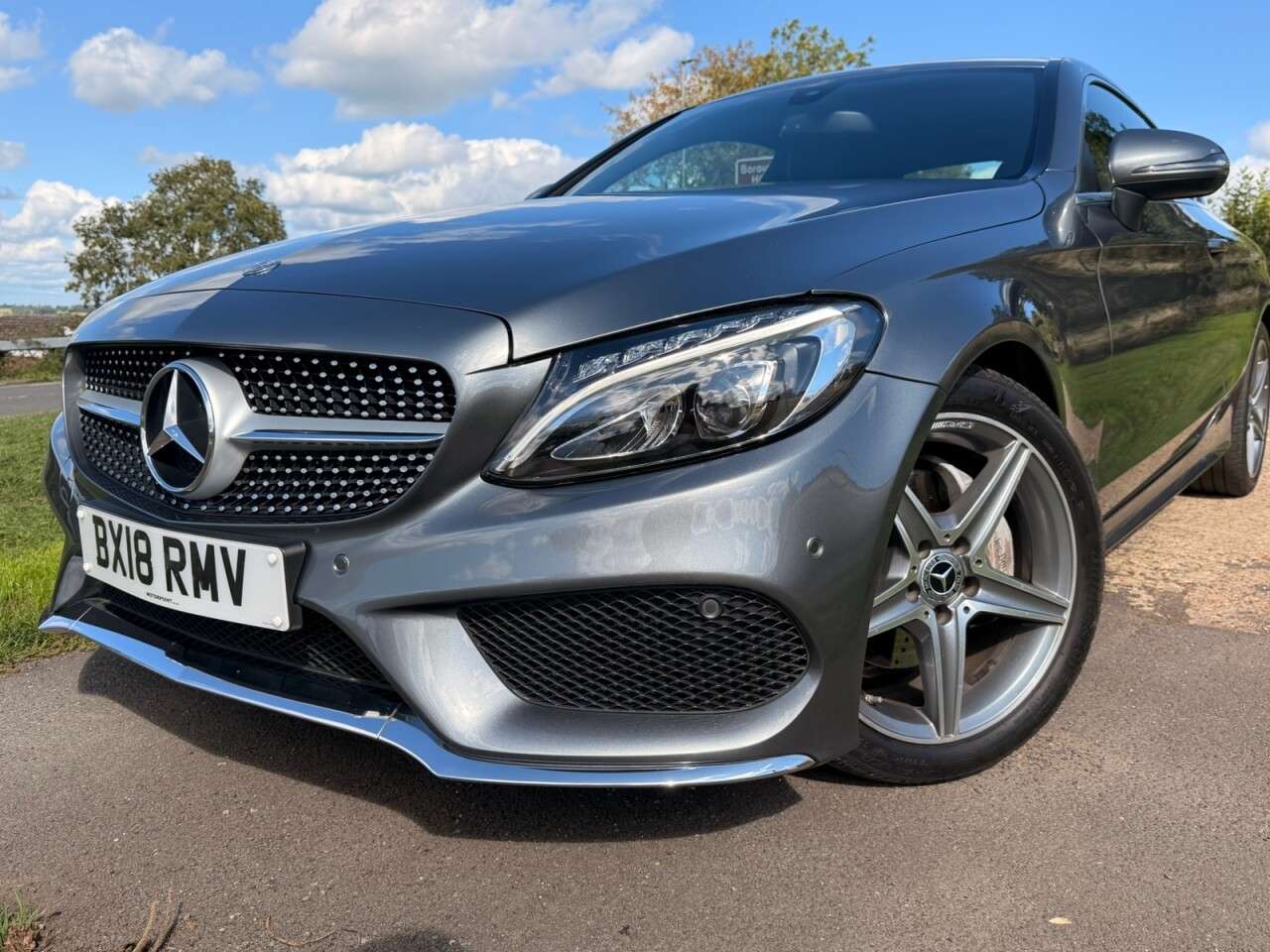 A 2018 MERCEDES-BENZ C CLASS 2.1 C220d AMG Line Coupe 2dr Diesel G-Tronic+ Euro 6 (s/s) (170 ps) FULL LE A 2018 MERCEDES-BENZ C CLASS 2.1 C220d AMG Line Coupe 2dr Diesel G-Tronic+ Euro 6 (s/s) (170 ps) FULL LE