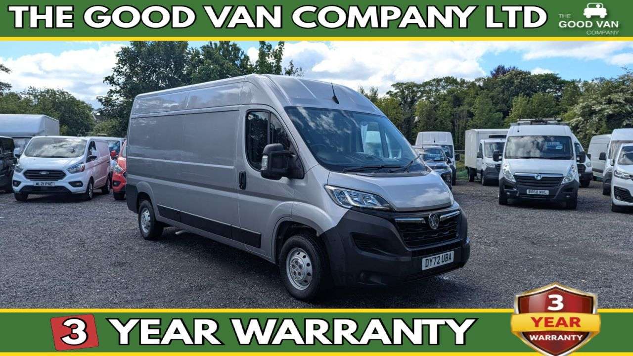 A 2022 VAUXHALL MOVANO L3 H2 Dynamic CDTi Bi Turbo 140 PS LWB FREE 3 YEAR WARRANTY COVER ON THIS V A 2022 VAUXHALL MOVANO L3 H2 Dynamic CDTi Bi Turbo 140 PS LWB FREE 3 YEAR WARRANTY COVER ON THIS V