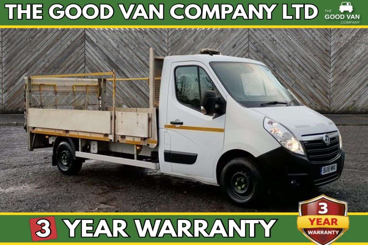 A 2018 VAUXHALL MOVANO Dropside L3 LWB With Tail Lift Cdti Bi Turbo 130 PS FREE 3 YEAR WARRANTY CO A 2018 VAUXHALL MOVANO Dropside L3 LWB With Tail Lift Cdti Bi Turbo 130 PS FREE 3 YEAR WARRANTY CO