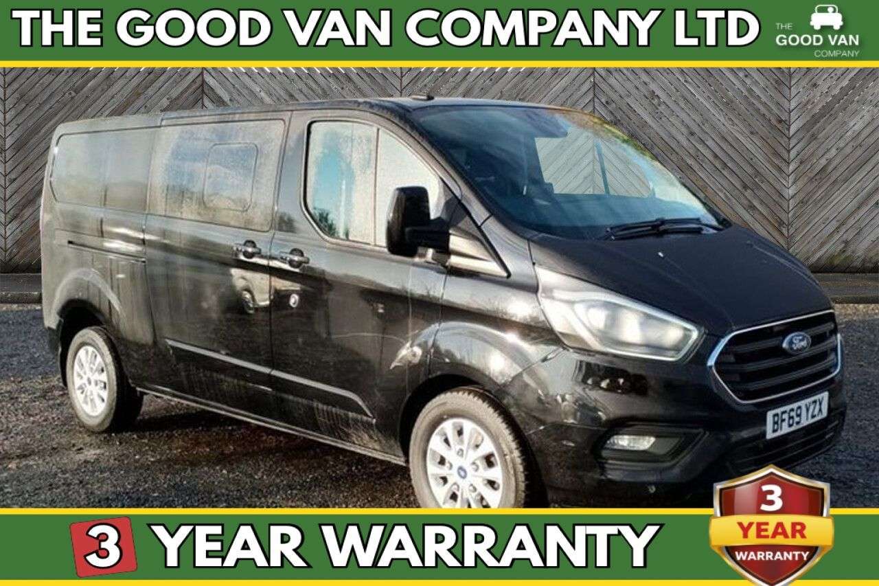 A 2019 FORD TRANSIT CUSTOM Crew Van Double Cab L2 H1 Limited Tdci 130 PS LWB 320 DCIV FREE 3 YEAR WARR A 2019 FORD TRANSIT CUSTOM Crew Van Double Cab L2 H1 Limited Tdci 130 PS LWB 320 DCIV FREE 3 YEAR WARR
