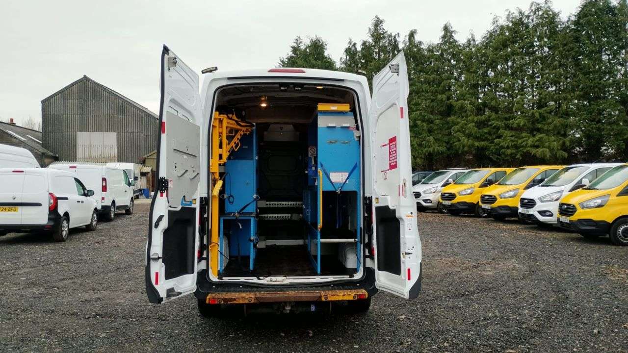 A 2018 FORD TRANSIT L2 H3 TDCI 130 PS LWB High Roof 350 With 6 Speed Gearbox. The Ultimate Trad A 2018 FORD TRANSIT L2 H3 TDCI 130 PS LWB High Roof 350 With 6 Speed Gearbox. The Ultimate Trad