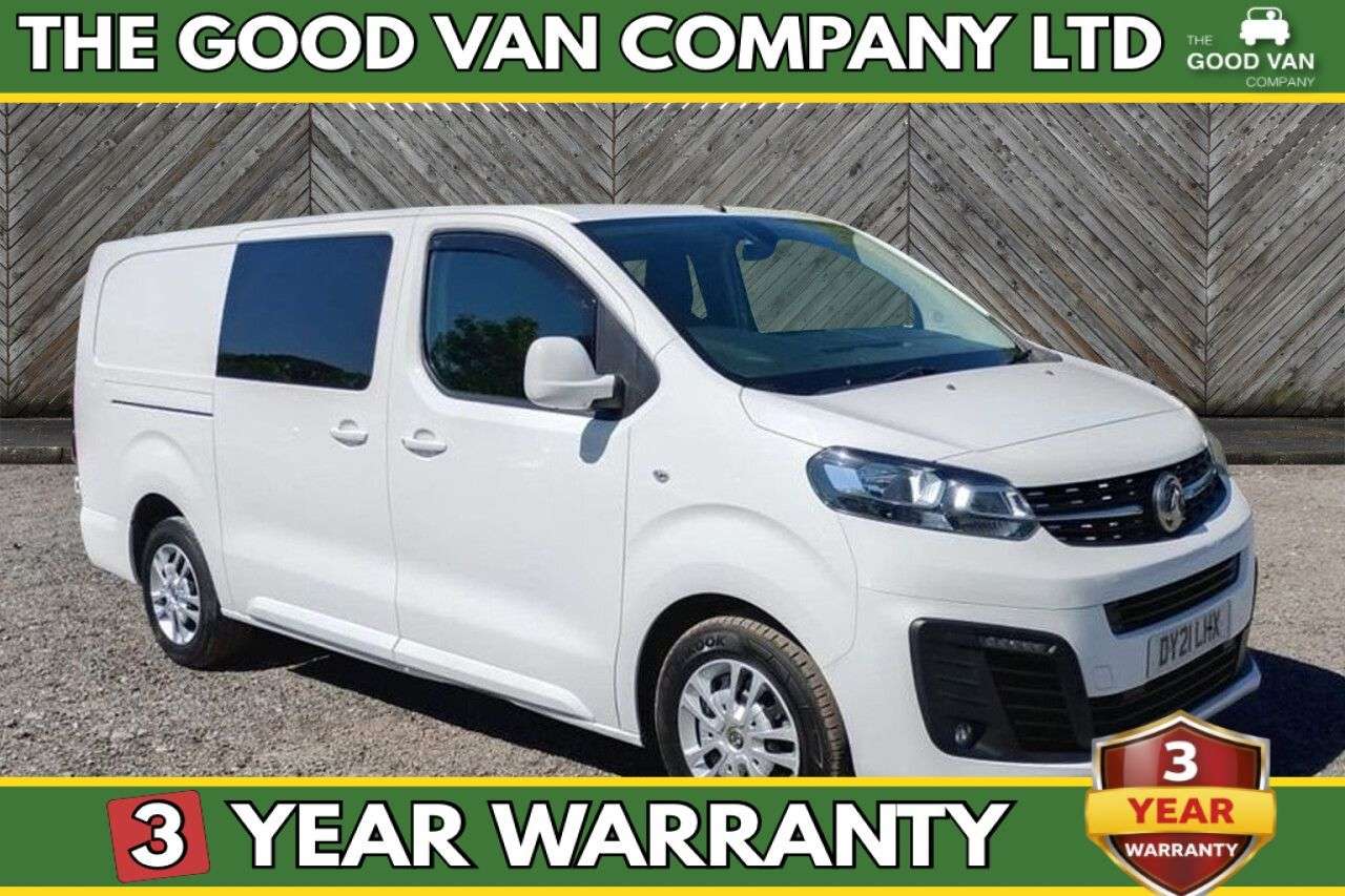 A 2021 VAUXHALL VIVARO Crew Van L2 Turbo D 120 PS Sportive LWB 3100 2.0 LTR Double Cab 6 SEAT FREE A 2021 VAUXHALL VIVARO Crew Van L2 Turbo D 120 PS Sportive LWB 3100 2.0 LTR Double Cab 6 SEAT FREE