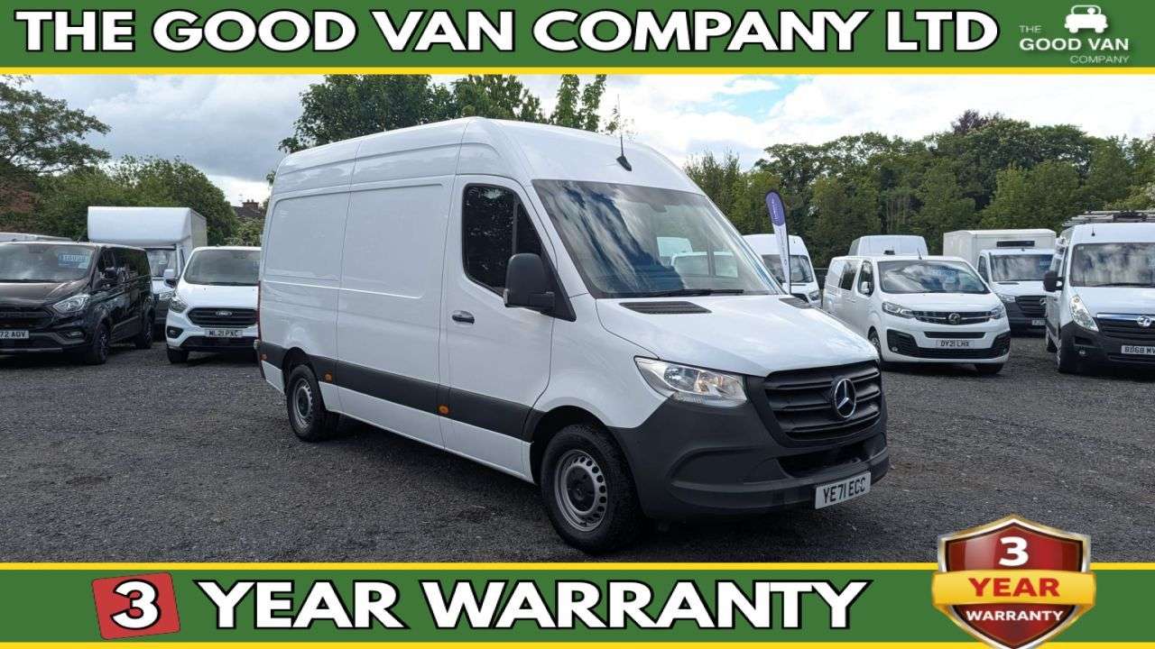 A 2021 MERCEDES-BENZ SPRINTER L2 H2 315 CDI MWB High Roof Progressive 150 ps FREE 3 YEAR WARRANTY COVER O A 2021 MERCEDES-BENZ SPRINTER L2 H2 315 CDI MWB High Roof Progressive 150 ps FREE 3 YEAR WARRANTY COVER O