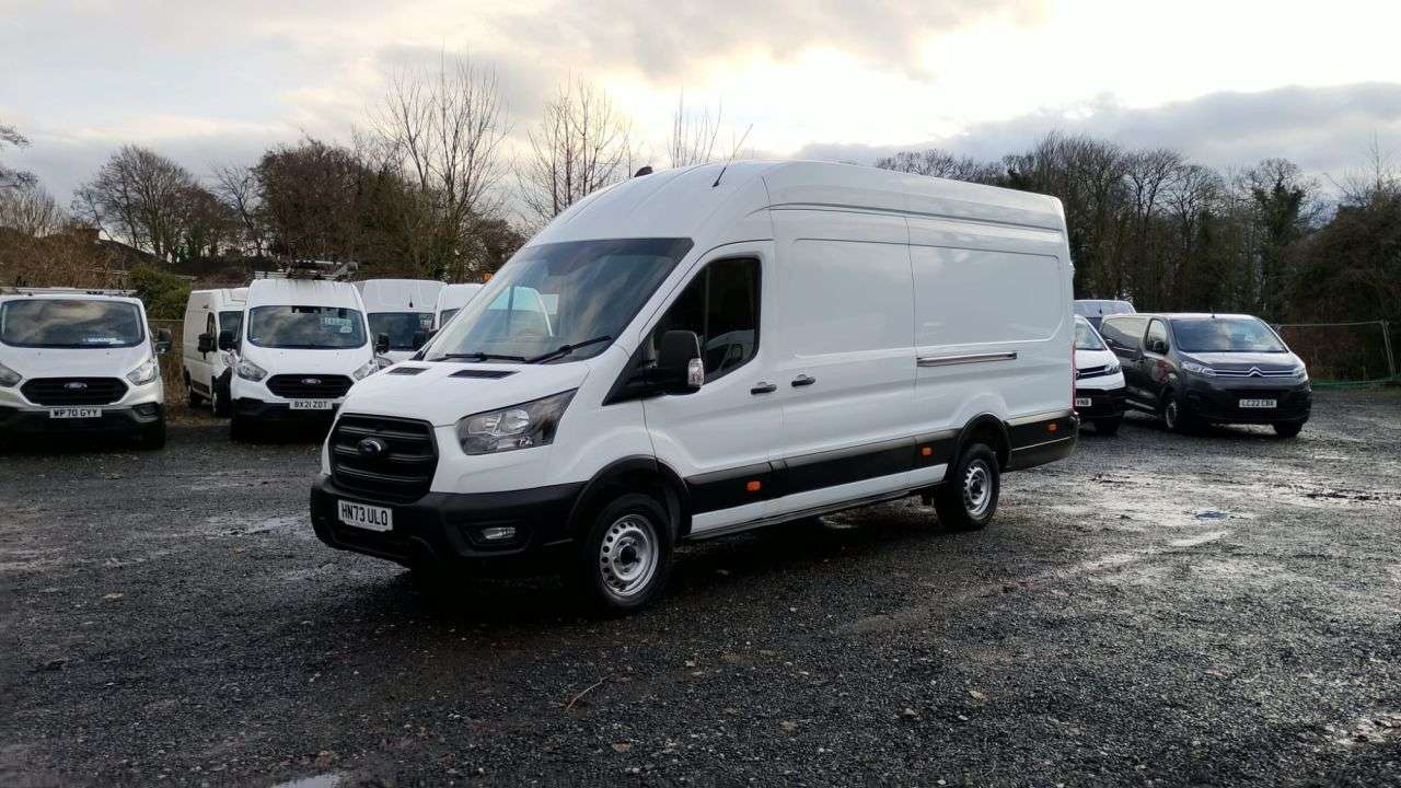 A 2023 FORD TRANSIT L4 H3 Leader 130 TDCi XLWB High Roof A well-presented and honest example of A 2023 FORD TRANSIT L4 H3 Leader 130 TDCi XLWB High Roof A well-presented and honest example of