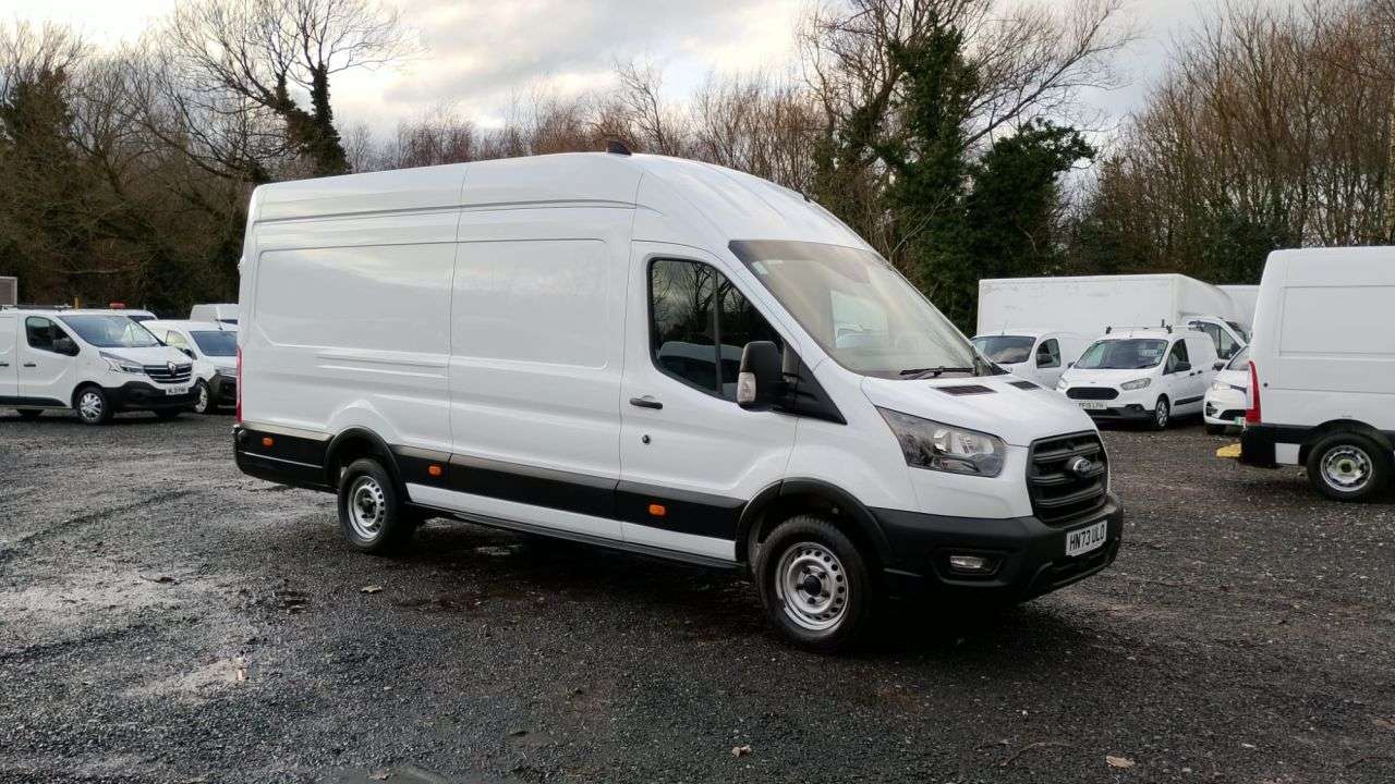 A 2023 FORD TRANSIT L4 H3 Leader 130 TDCi XLWB High Roof A well-presented and honest example of A 2023 FORD TRANSIT L4 H3 Leader 130 TDCi XLWB High Roof A well-presented and honest example of