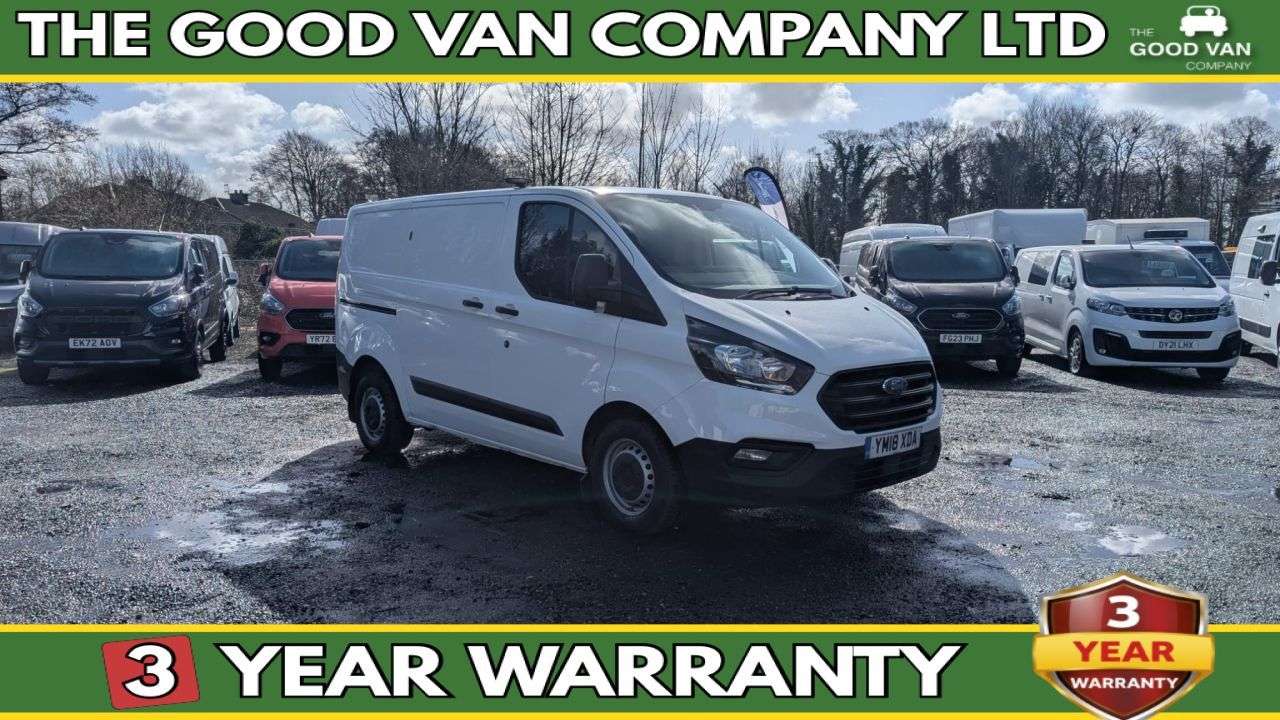 A 2018 FORD TRANSIT CUSTOM L1 H1 Leader TDCI 300 SWB With Air Conditioning, Parking Sensors (Front & R A 2018 FORD TRANSIT CUSTOM L1 H1 Leader TDCI 300 SWB With Air Conditioning, Parking Sensors (Front & R