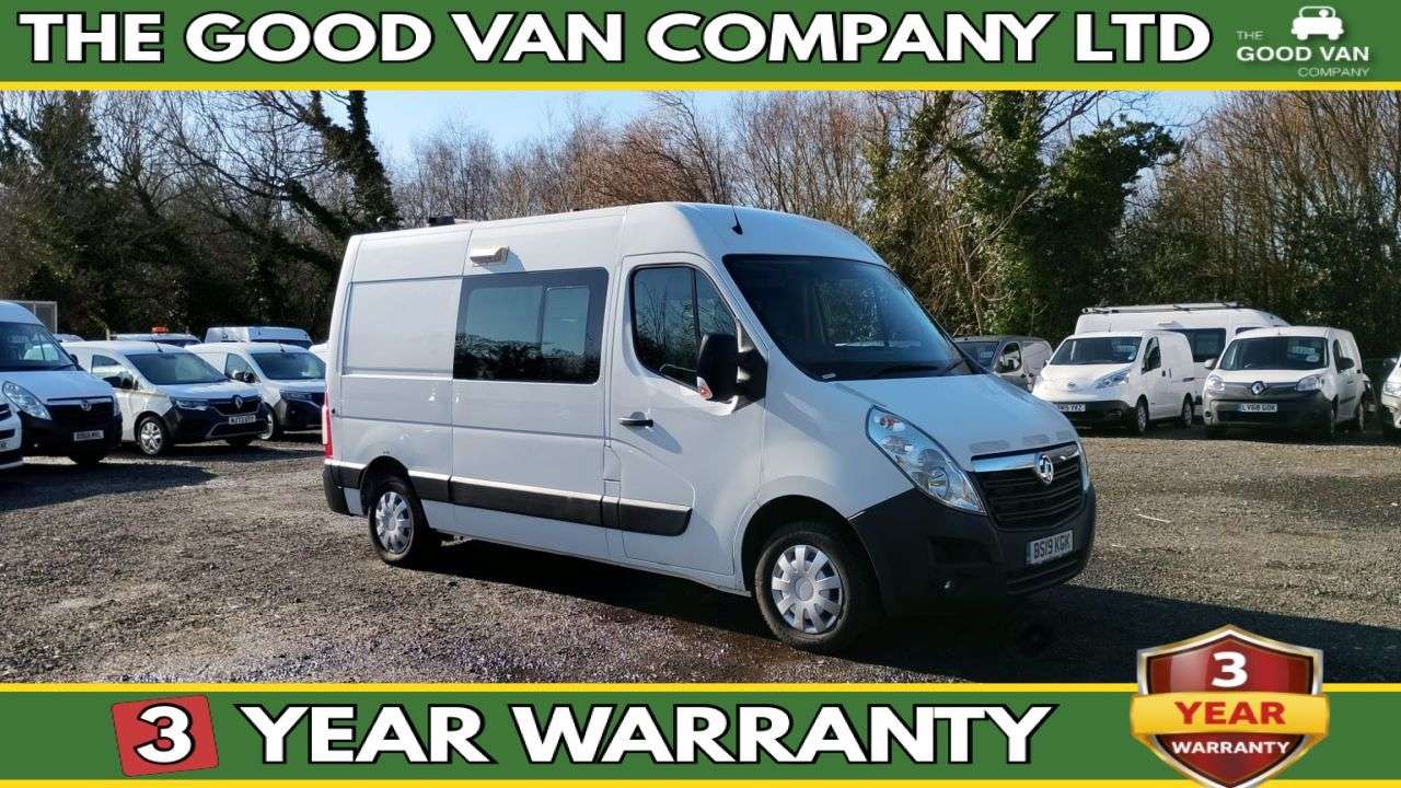 A 2019 VAUXHALL MOVANO VAUXHALL MOVANO L2 H2 WELFARE UNIT, ex-Network Rail vehicle with just 69,85 A 2019 VAUXHALL MOVANO VAUXHALL MOVANO L2 H2 WELFARE UNIT, ex-Network Rail vehicle with just 69,85