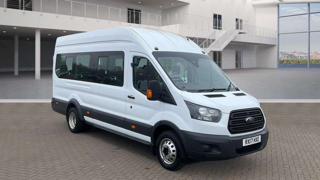 A 2017 FORD TRANSIT MINIBUS Minibus 17 Seat Tdci 460 TDCI 125 PS XLWB High Roof With Air Conditioning, A 2017 FORD TRANSIT MINIBUS Minibus 17 Seat Tdci 460 TDCI 125 PS XLWB High Roof With Air Conditioning,