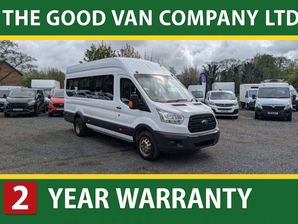 A 2015 FORD TRANSIT Minibus Tdci 460 TDCI 125 PS XLWB High Roof With (Rear Row Seats removed to A 2015 FORD TRANSIT Minibus Tdci 460 TDCI 125 PS XLWB High Roof With (Rear Row Seats removed to