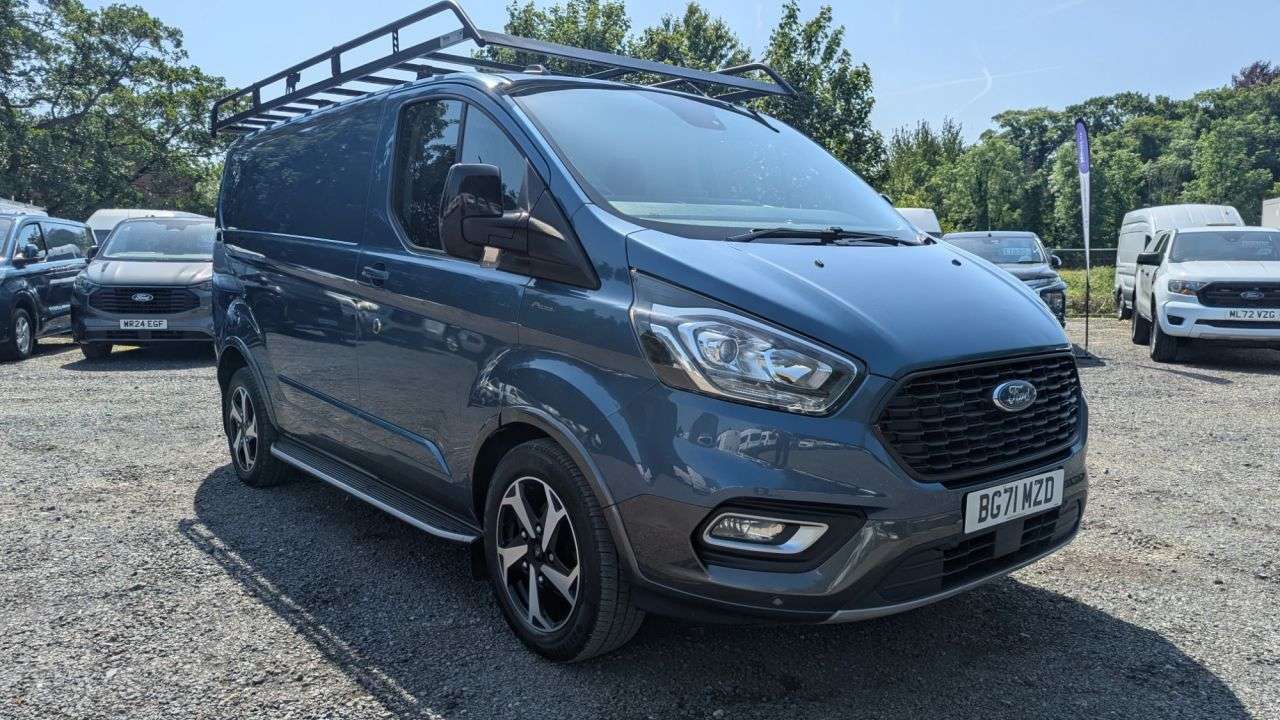 A 2021 FORD TRANSIT CUSTOM Active L1 H1 Tdci 130 PS SWB 300 With Air Conditioning, Electric Pack, Allo A 2021 FORD TRANSIT CUSTOM Active L1 H1 Tdci 130 PS SWB 300 With Air Conditioning, Electric Pack, Allo