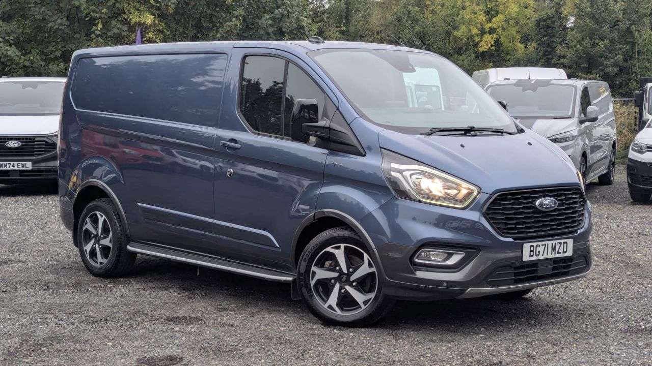 A 2021 FORD TRANSIT CUSTOM Active Limited L1 H1 Tdci 130 PS SWB 300 With Air Conditioning A 2021 FORD TRANSIT CUSTOM Active Limited L1 H1 Tdci 130 PS SWB 300 With Air Conditioning