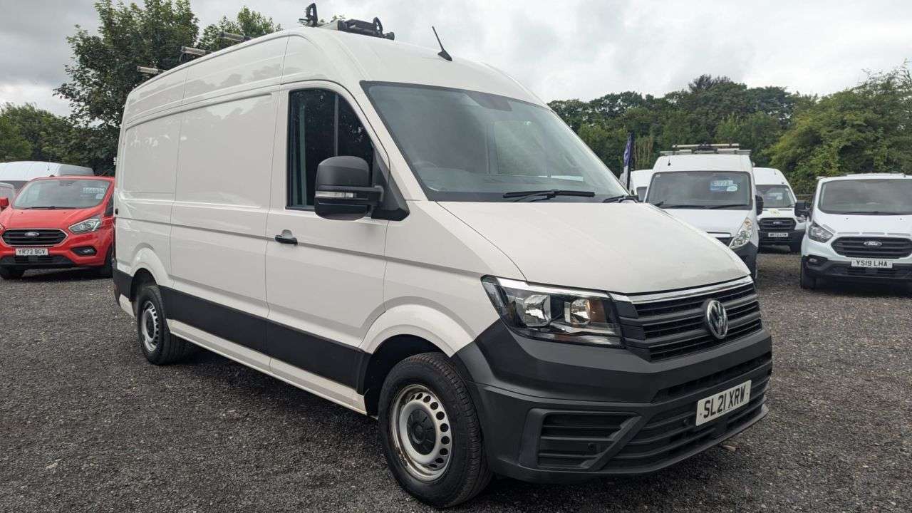 A 2021 VOLKSWAGEN CRAFTER Trendline MWB High Roof CR35 Tdi 102 PS With Air Conditioning, Electric Win A 2021 VOLKSWAGEN CRAFTER Trendline MWB High Roof CR35 Tdi 102 PS With Air Conditioning, Electric Win