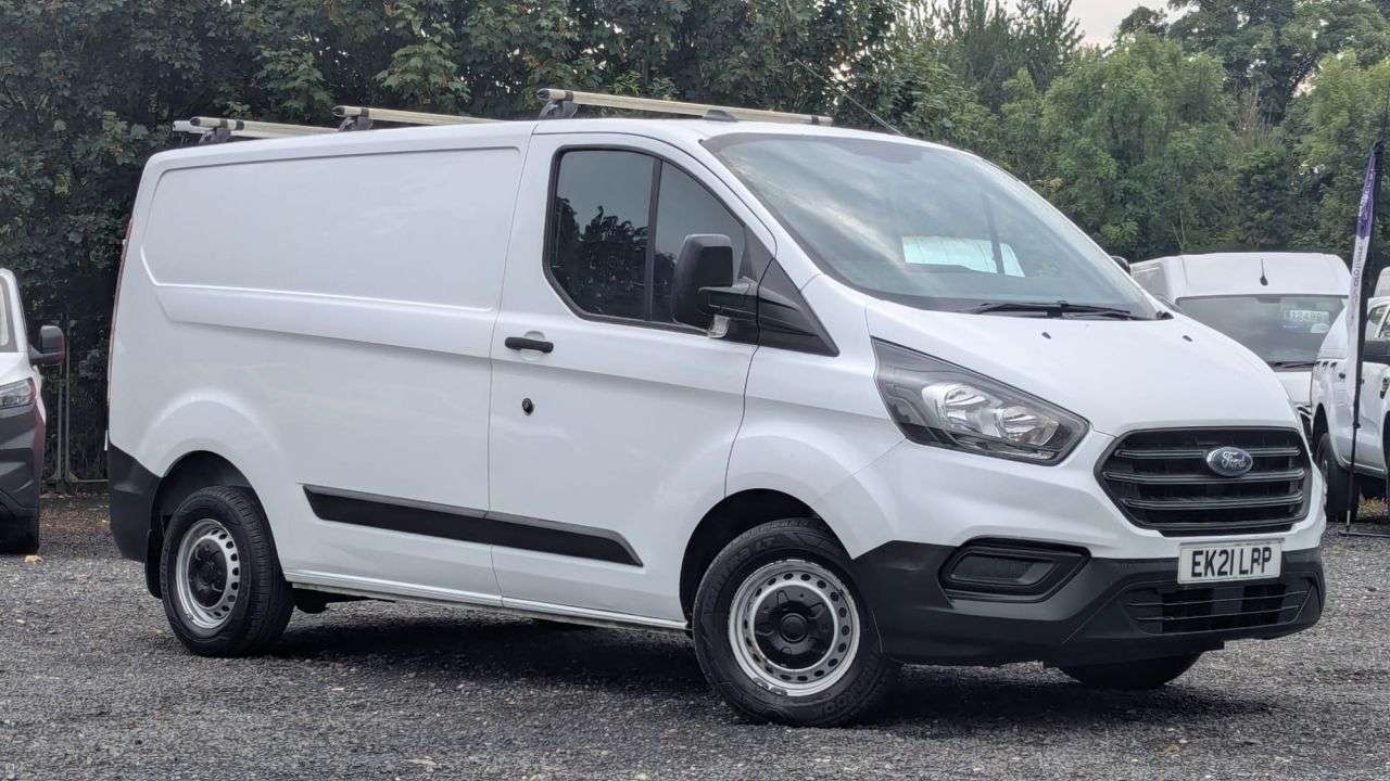 A 2021 FORD TRANSIT CUSTOM L1 H1 Tdci SWB Leader With Air Conditioning, Parking Sensors, Rear Racking A 2021 FORD TRANSIT CUSTOM L1 H1 Tdci SWB Leader With Air Conditioning, Parking Sensors, Rear Racking