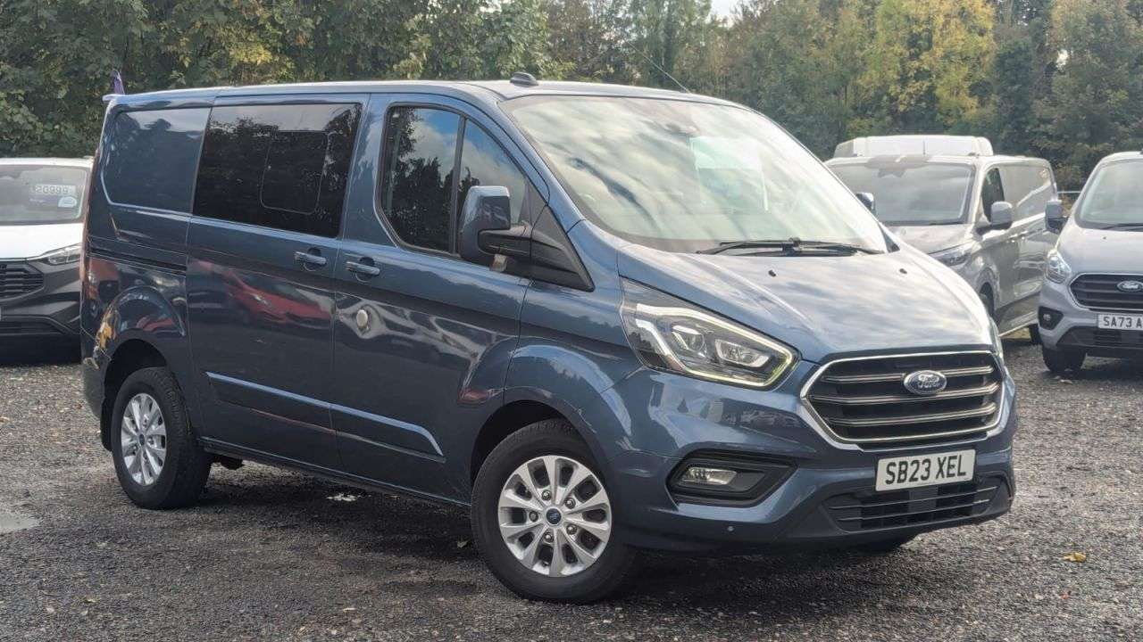 A 2023 FORD TRANSIT CUSTOM Crew Van Limited Automatic Tdci 170 PS L1 H1 320 SWB DCIV A 2023 FORD TRANSIT CUSTOM Crew Van Limited Automatic Tdci 170 PS L1 H1 320 SWB DCIV
