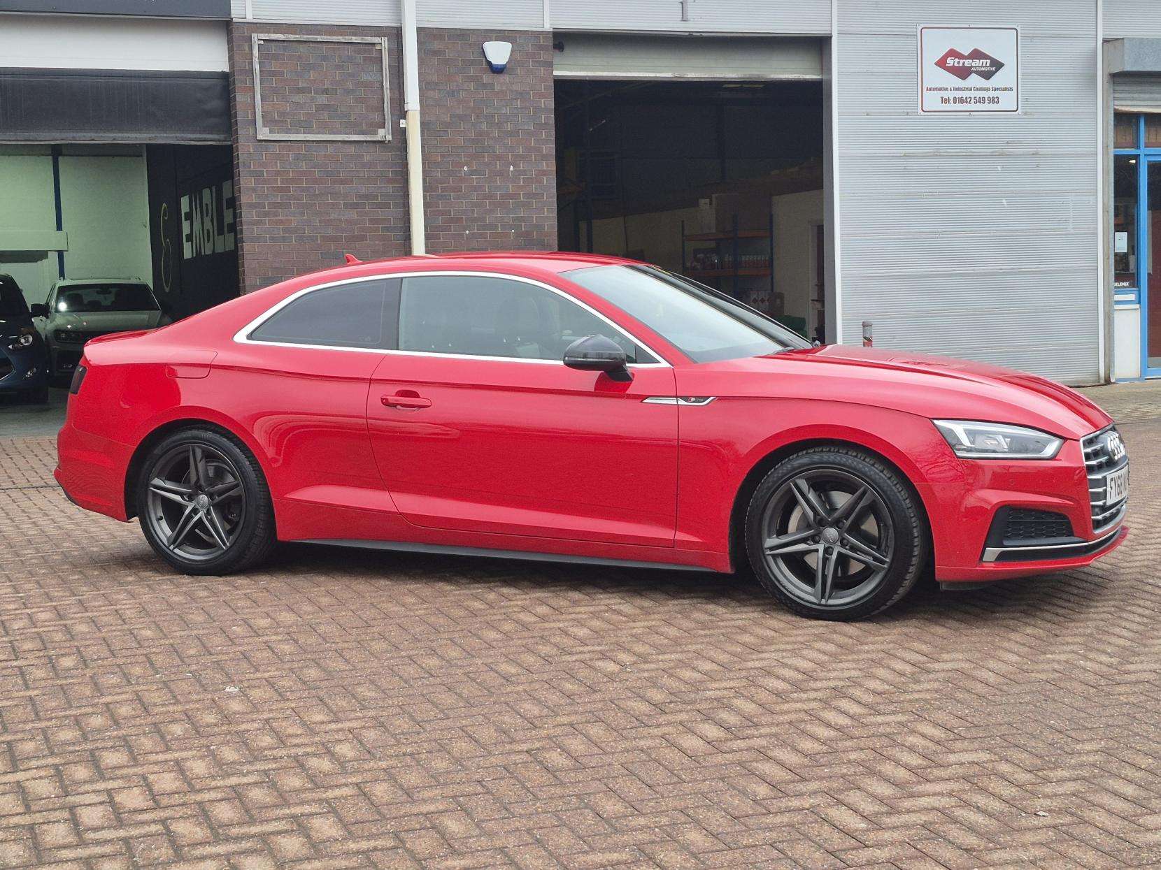 A 2018 AUDI A5 2.0 TDI 40 S line Coupe 2dr Diesel S Tronic Euro 6 (s/s) (190 ps) A 2018 AUDI A5 2.0 TDI 40 S line Coupe 2dr Diesel S Tronic Euro 6 (s/s) (190 ps)