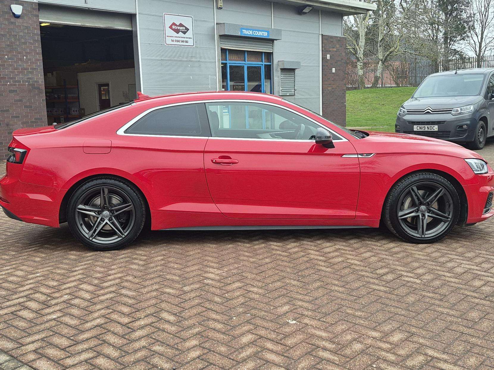 A 2018 AUDI A5 2.0 TDI 40 S line Coupe 2dr Diesel S Tronic Euro 6 (s/s) (190 ps) A 2018 AUDI A5 2.0 TDI 40 S line Coupe 2dr Diesel S Tronic Euro 6 (s/s) (190 ps)